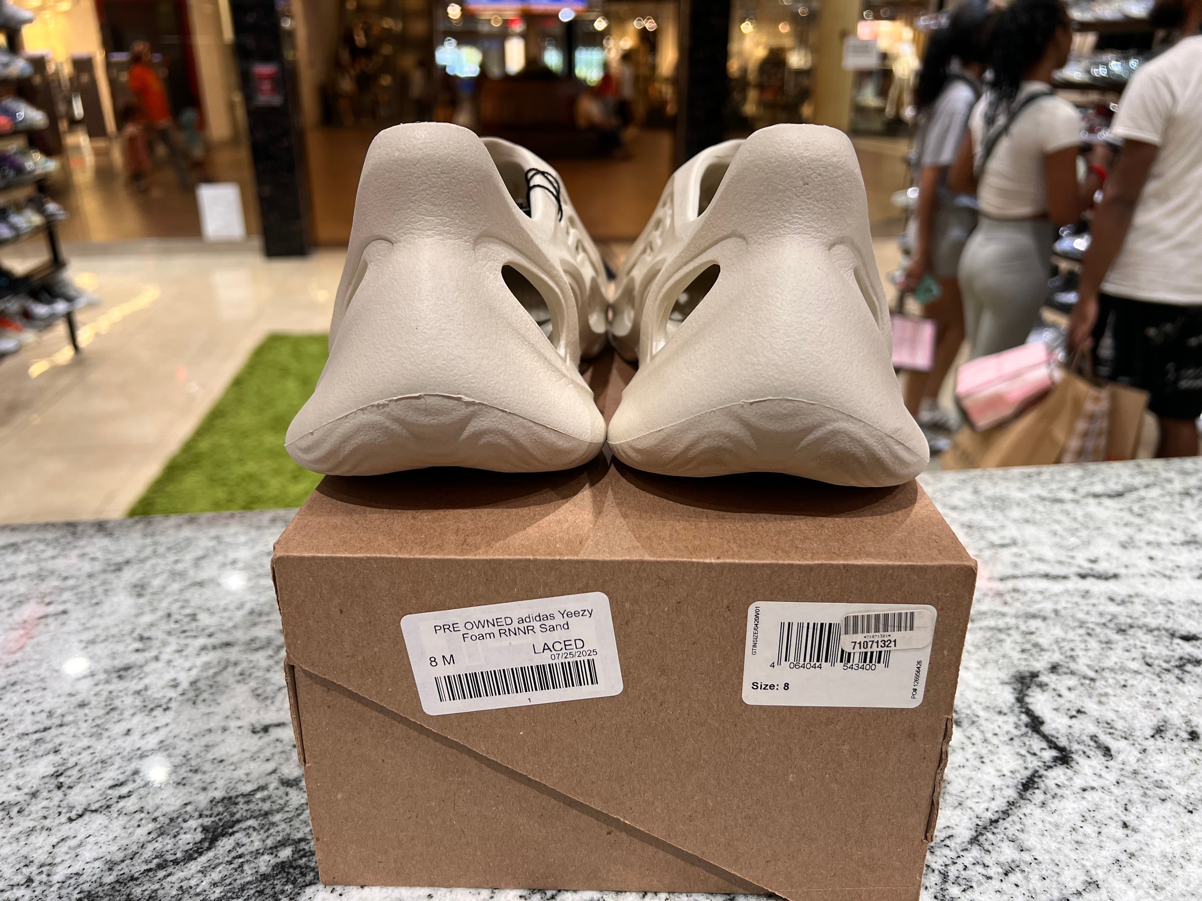 PRE OWNED adidas Yeezy Foam RNNR Sand