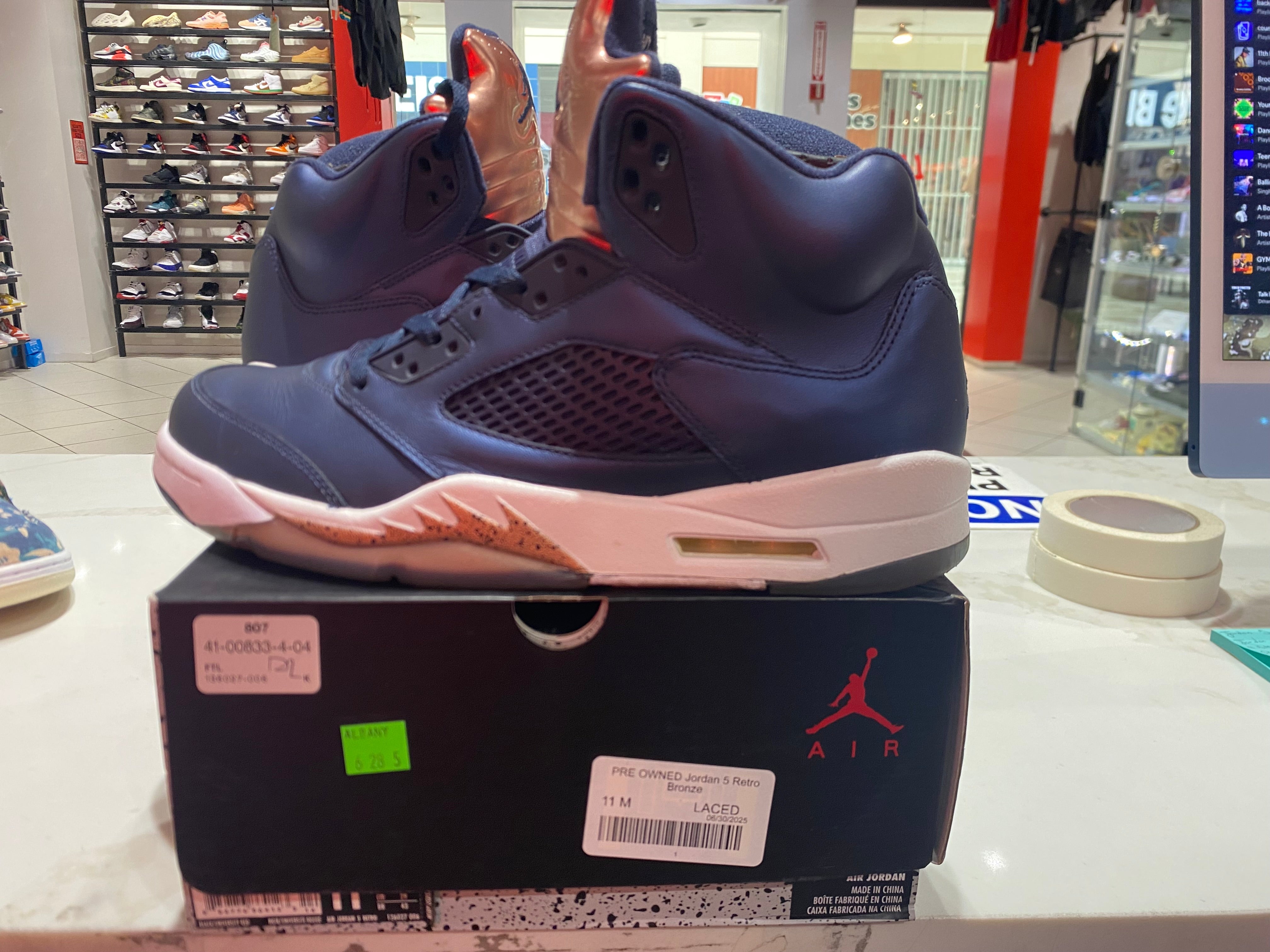 PRE OWNED Jordan 5 Retro Bronze