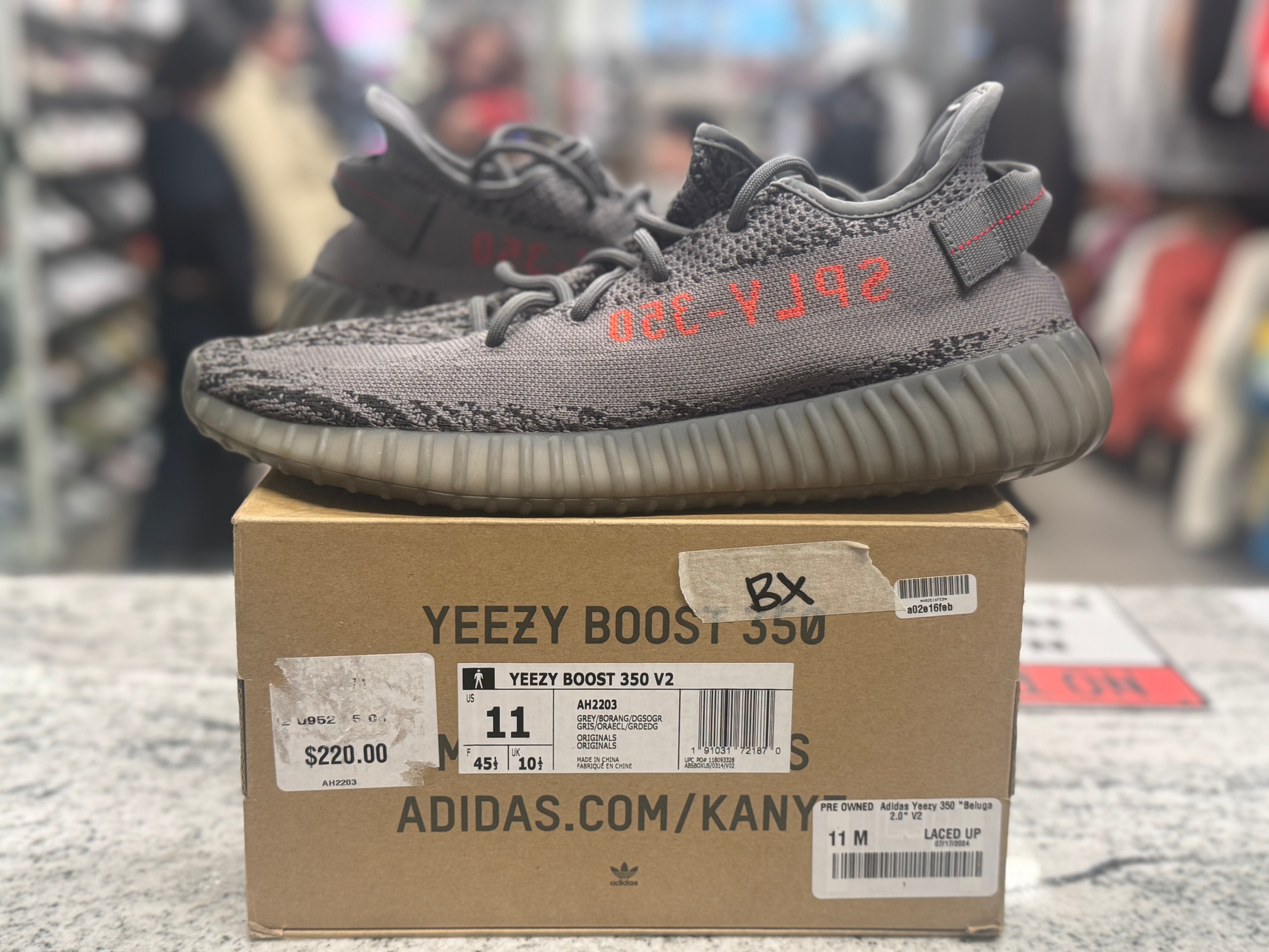 PRE OWNED Adidas Yeezy 350 "Beluga 2.0" V2