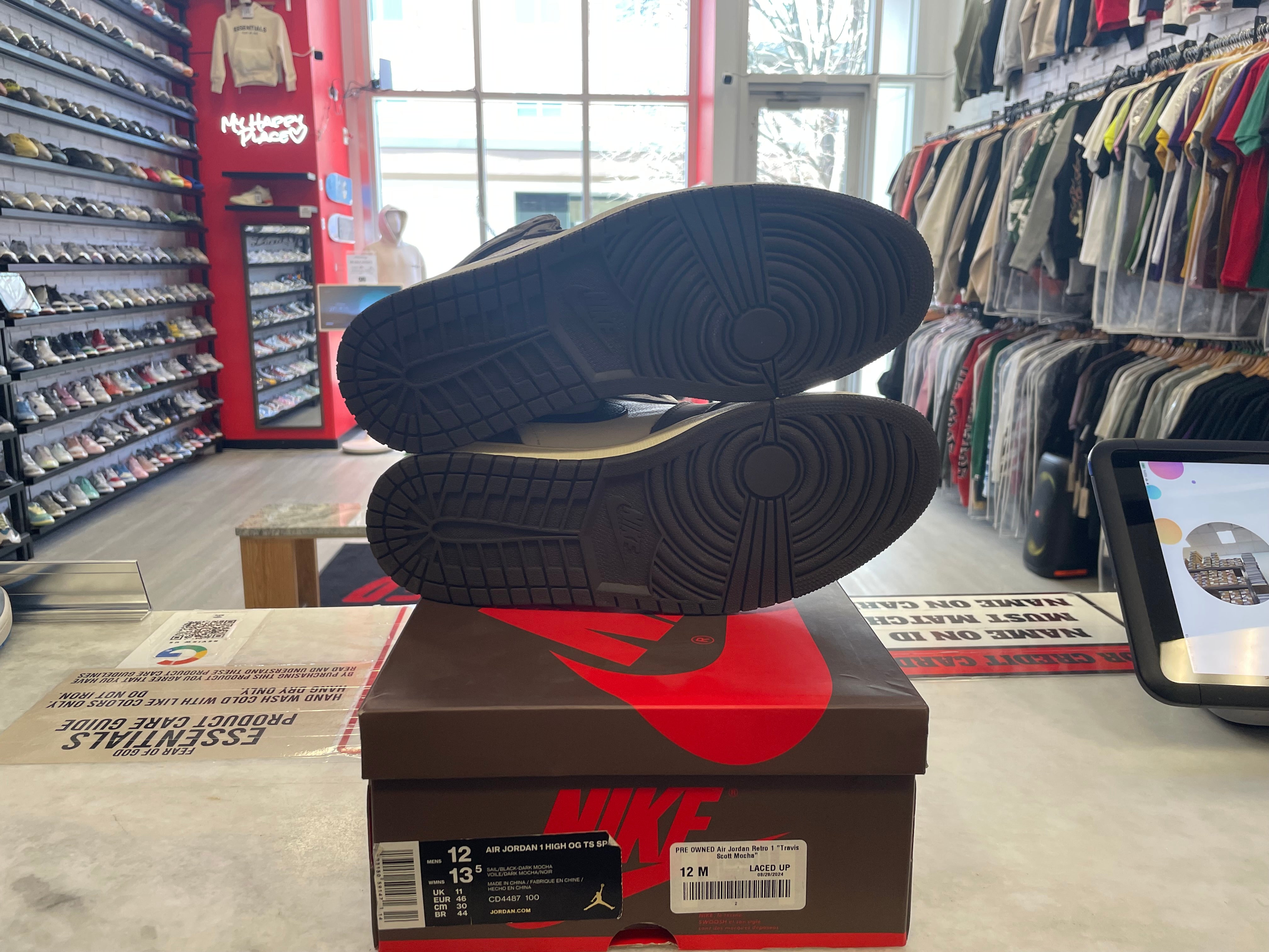 PRE OWNED Air Jordan Retro 1 "Travis Scott Mocha"