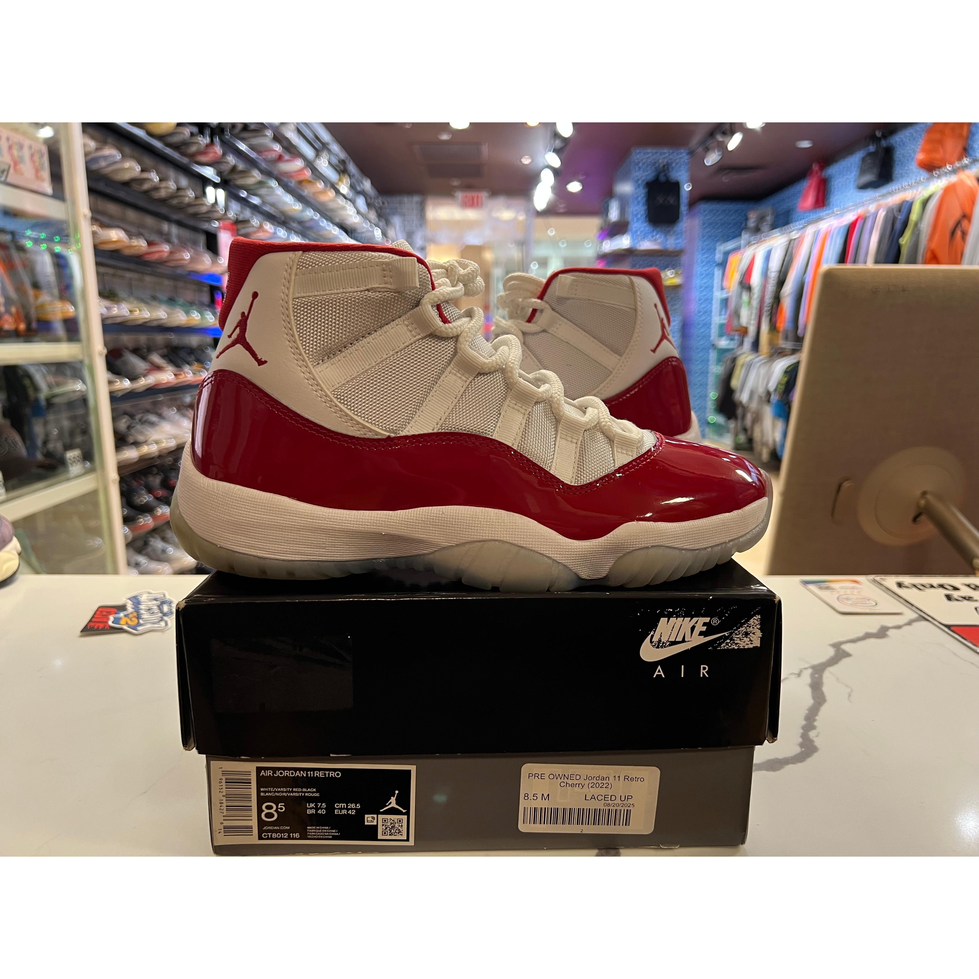 PRE OWNED Jordan 11 Retro Cherry (2022)