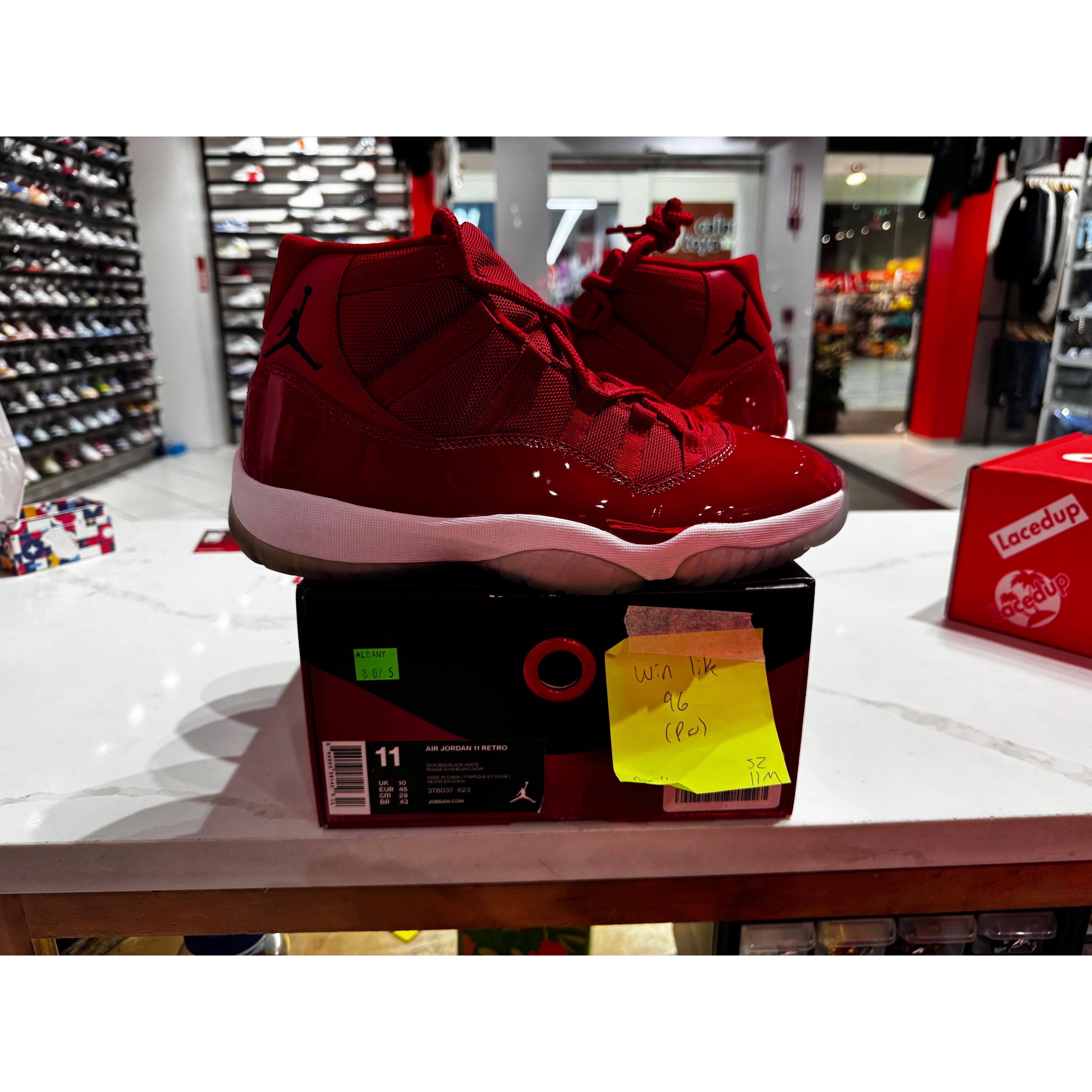 PRE OWNED Jordan 11 Retro Win Like 96