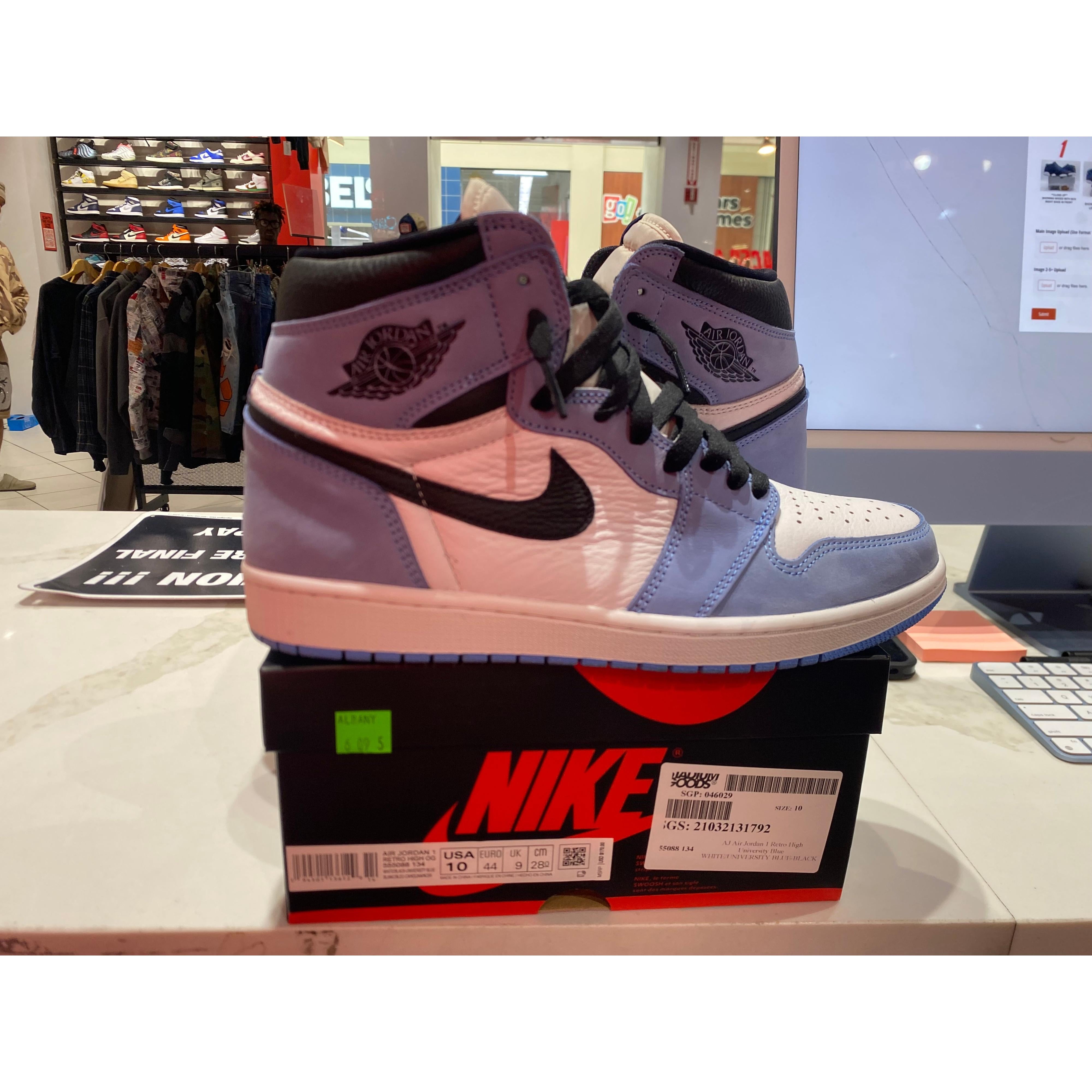 PRE OWNED Jordan 1 Retro High OG University Blue
