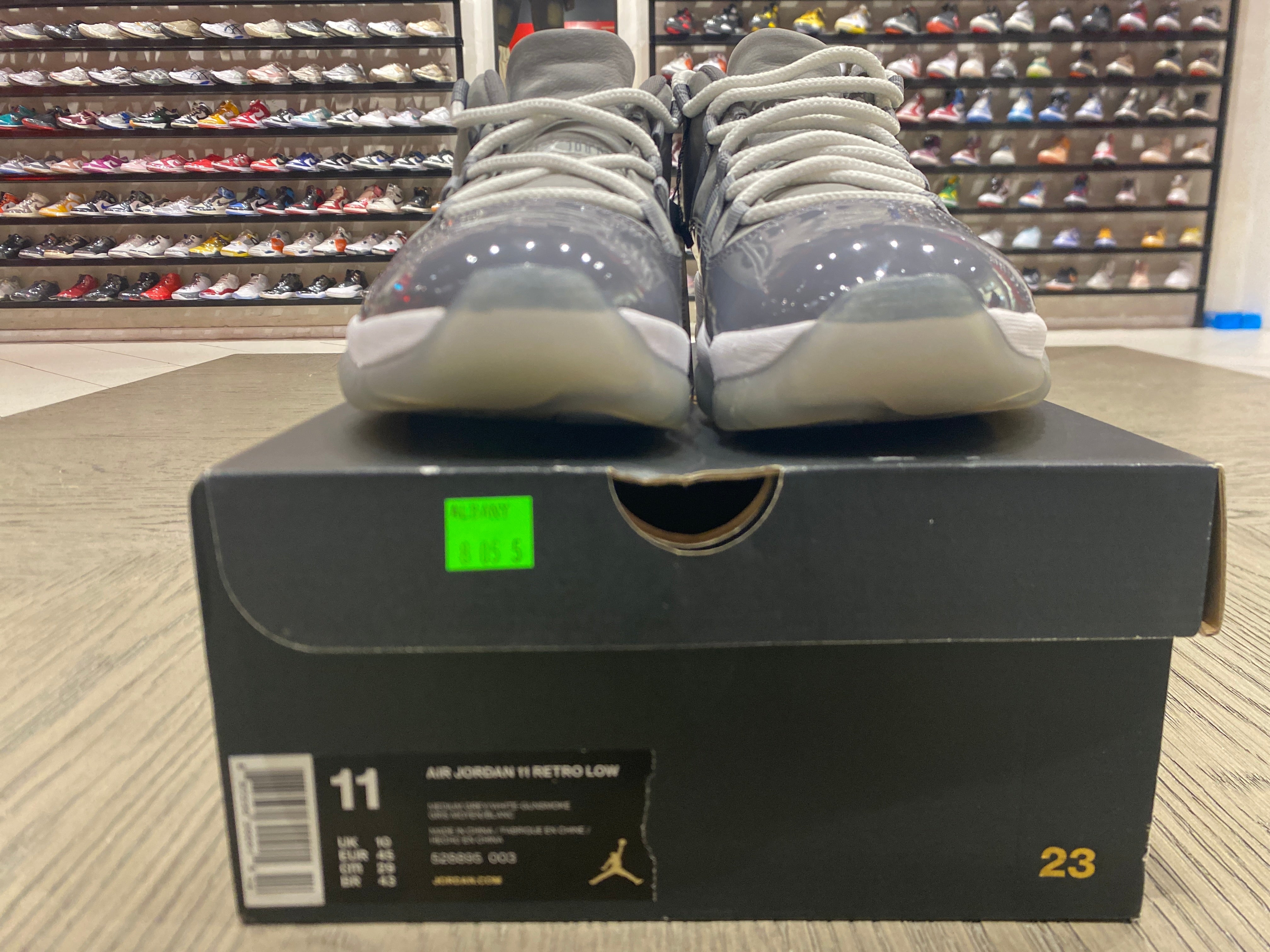 PRE OWNED Jordan 11 Retro Low Cool Grey