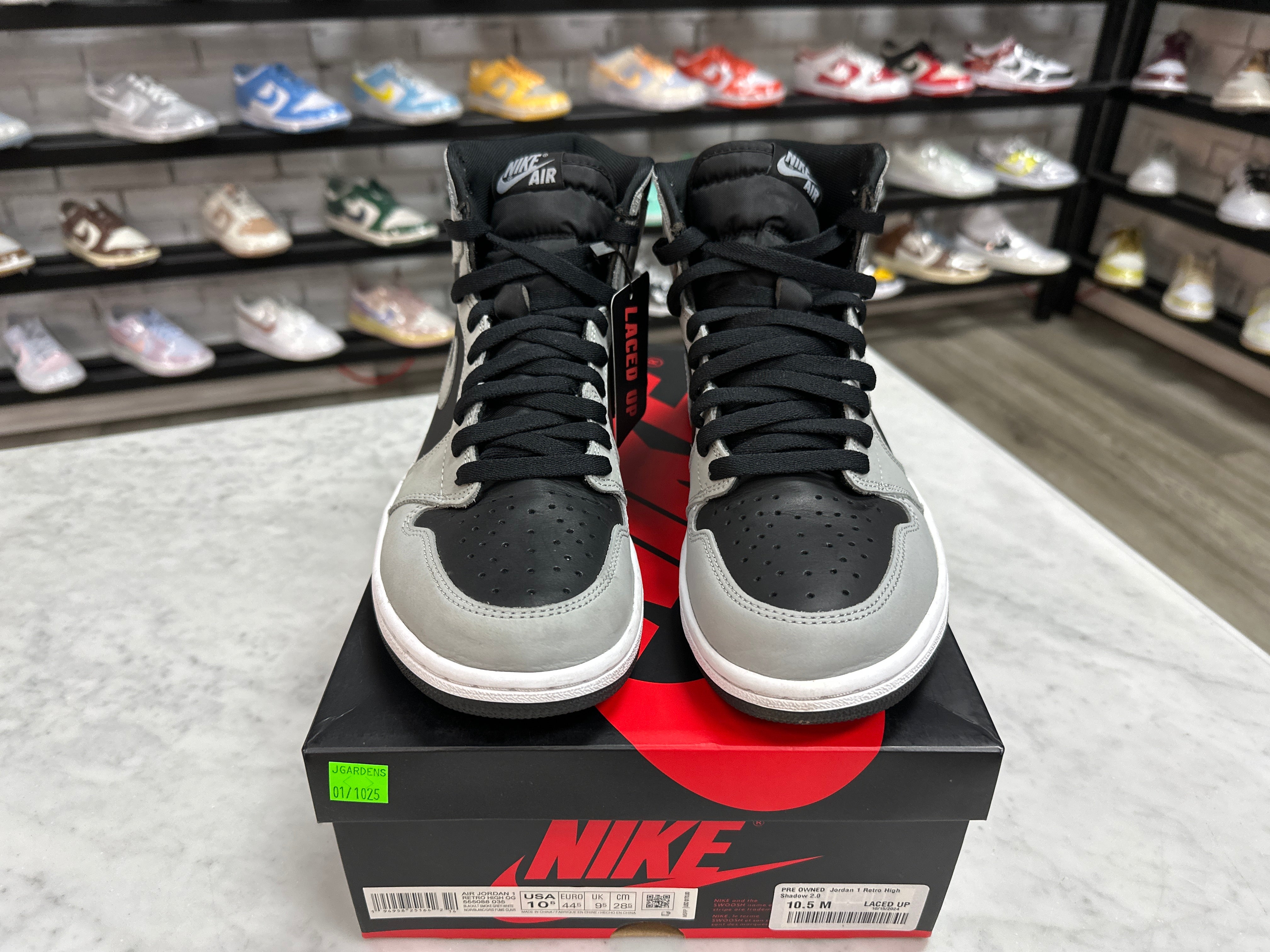 PRE OWNED Jordan 1 Retro High Shadow 2.0