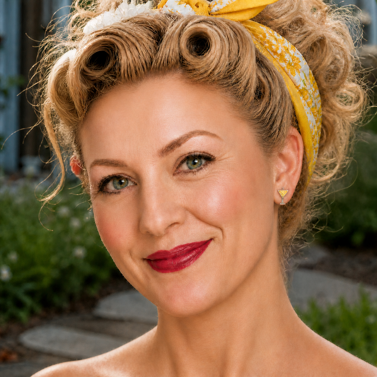 Itty-Bitty Martini Earrings by Lipstick & Chrome — Mini Cocktail Drop Earrings