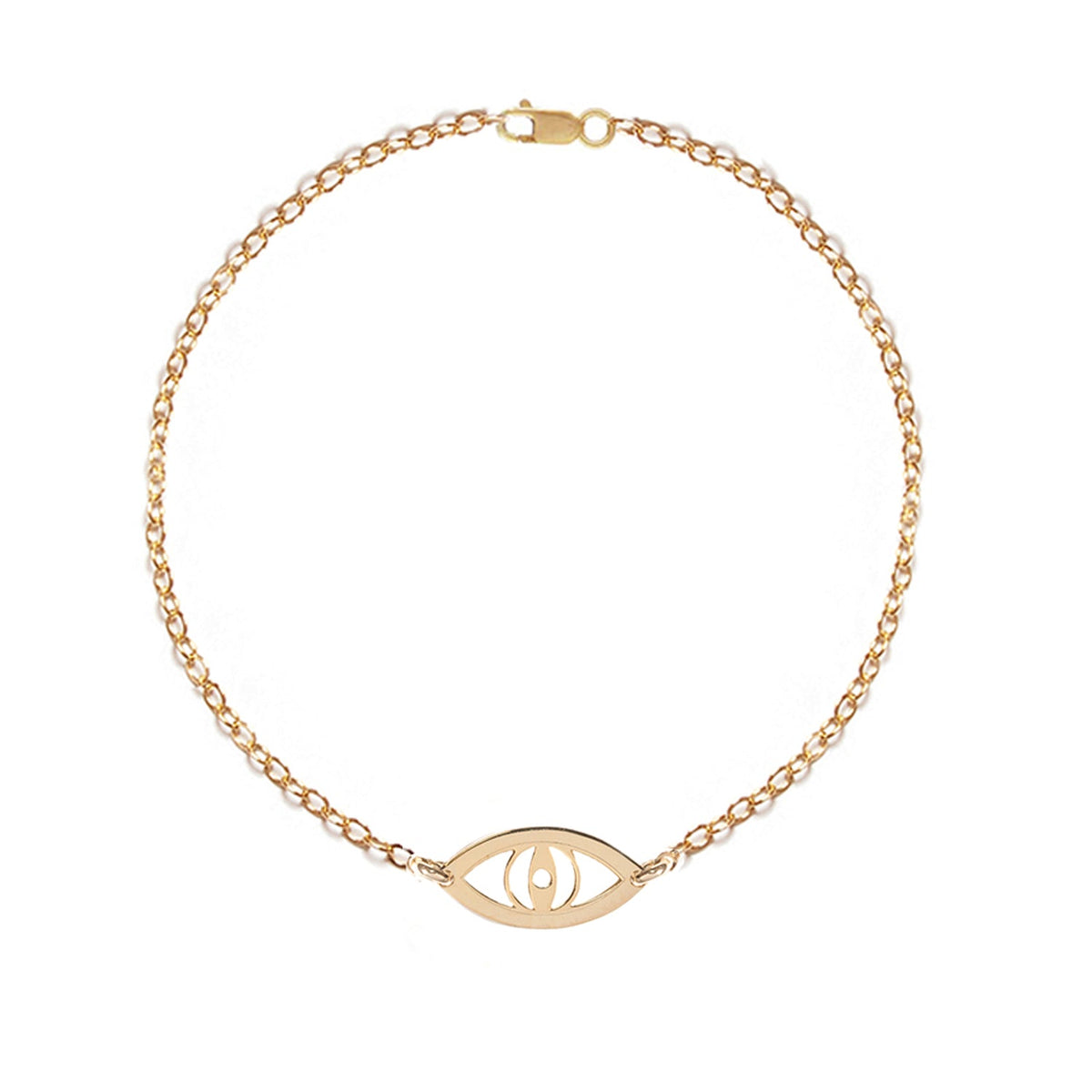 Eye Paperclip Bracelet
