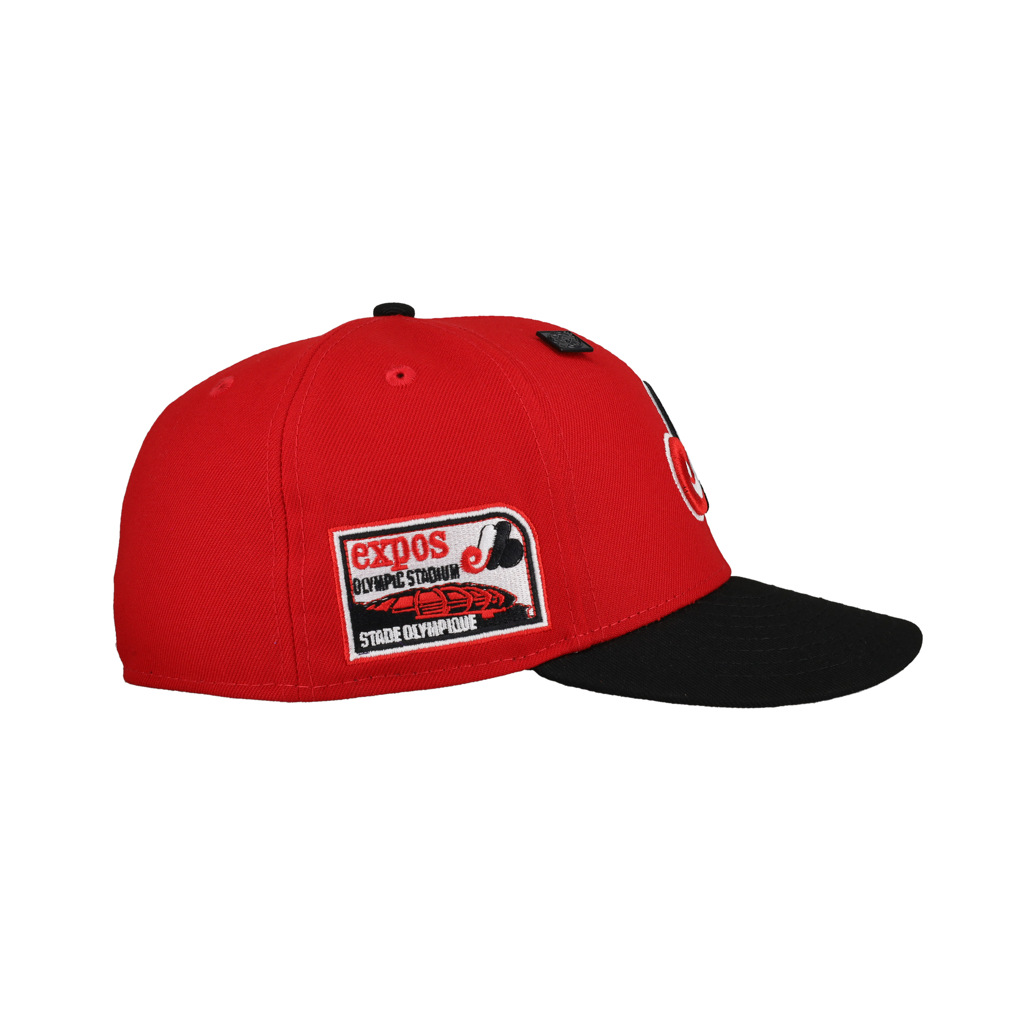 Montreal Expos Olympic Stadium Red 59Fifty Fitted Hat