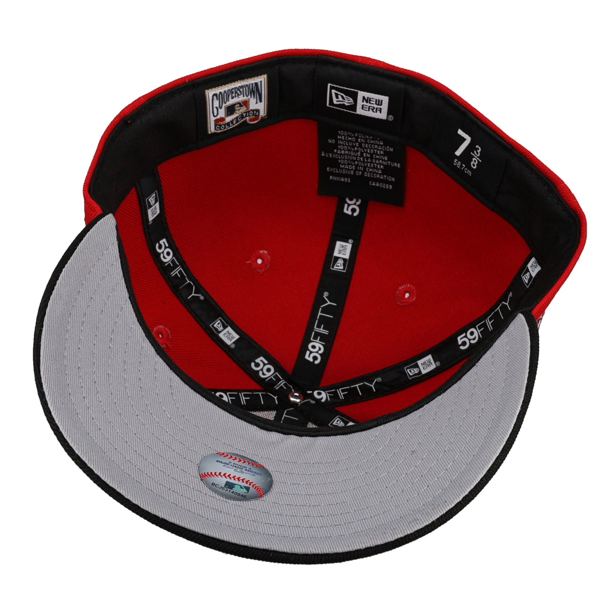 Montreal Expos Olympic Stadium Red 59Fifty Fitted Hat