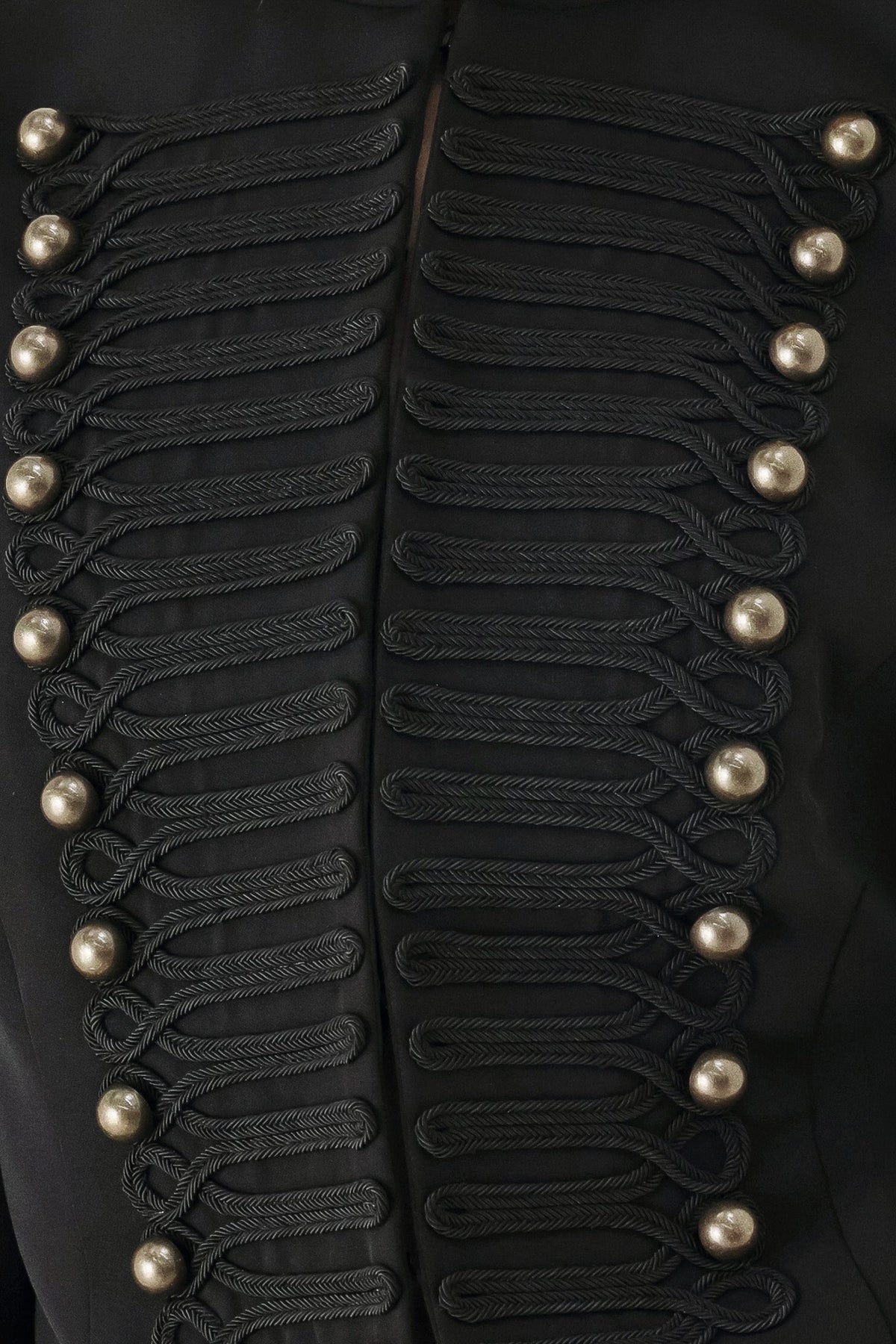 COMMAND NOIR BLACK MILITARY JACKET