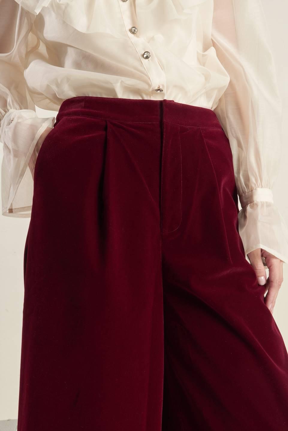 COY CHARM VELVET PANTS