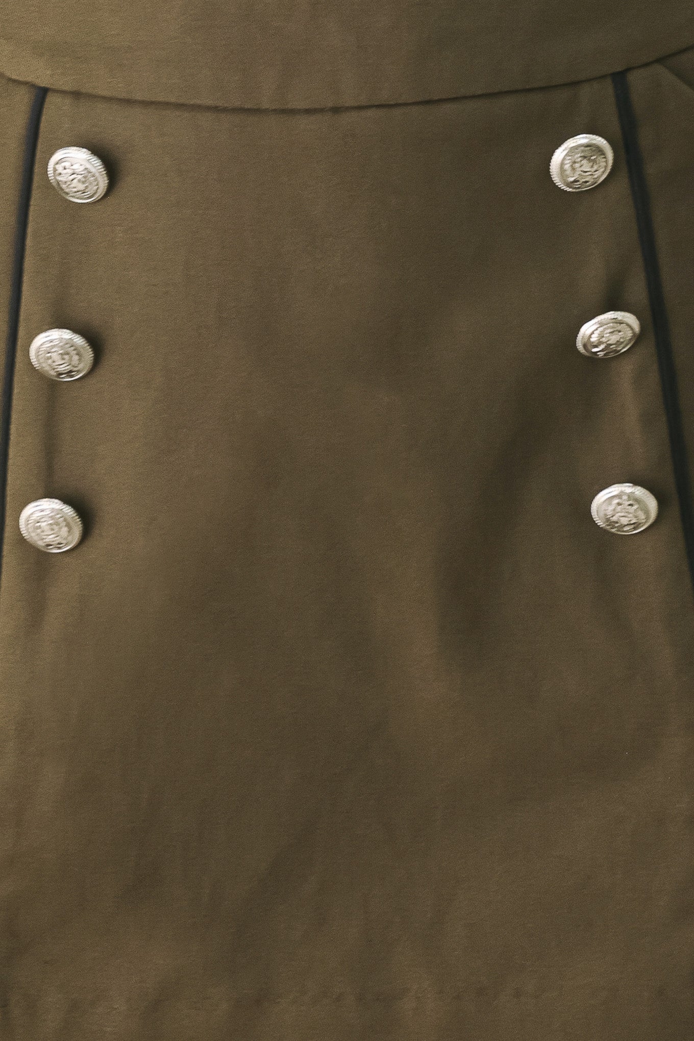 RANGER GREEN TAILORED WOVEN SKORT