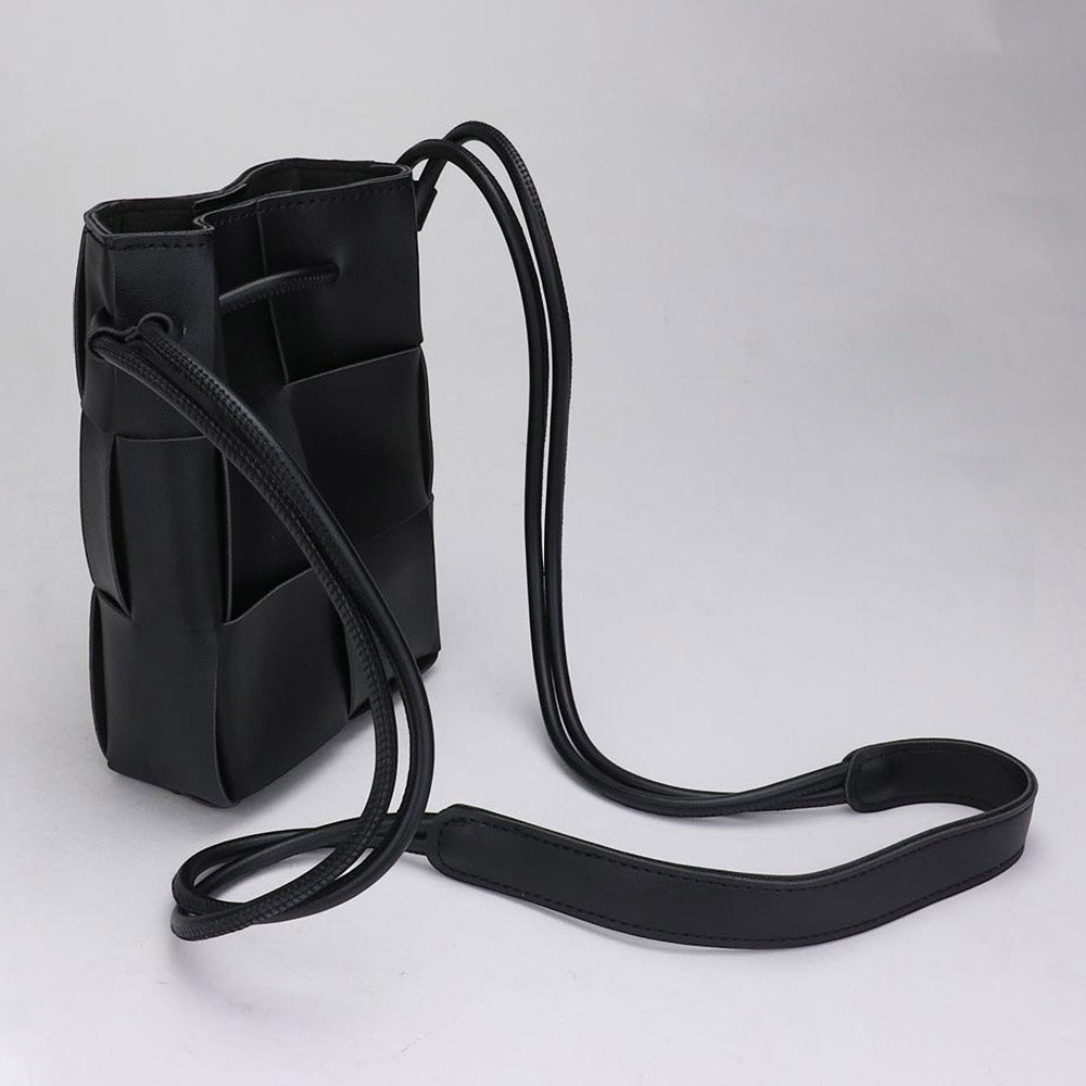 Faux Leather Mini Crossbody Bag