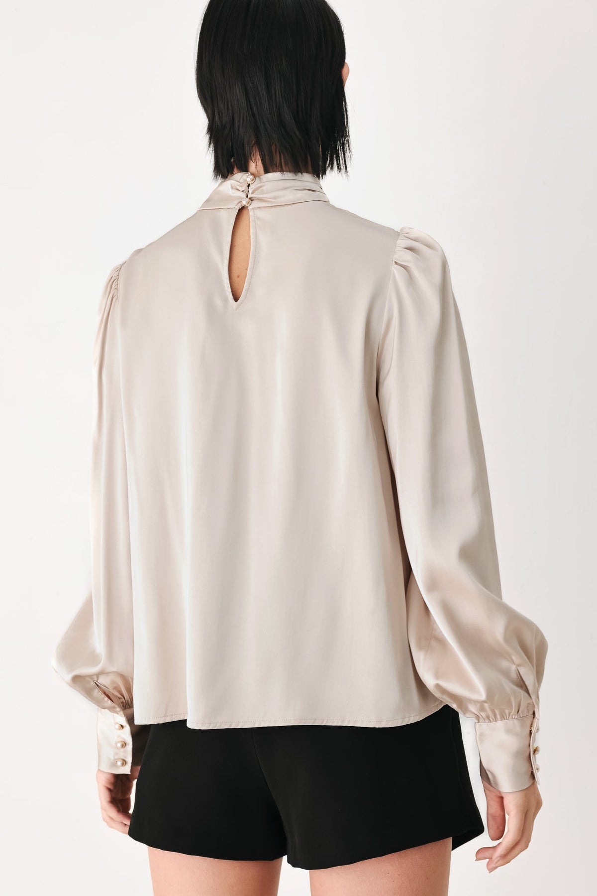 GOLDEN HOUR HIGH NECK BLOUSE
