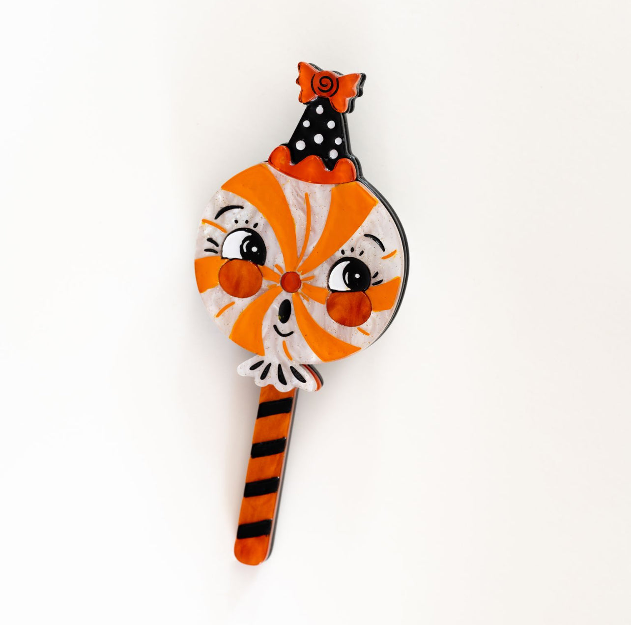 Sweet Treats Brooch Set of 2 by Johanna Parker x Lipstick & Chrome — Folk Art Halloween Candy Pins