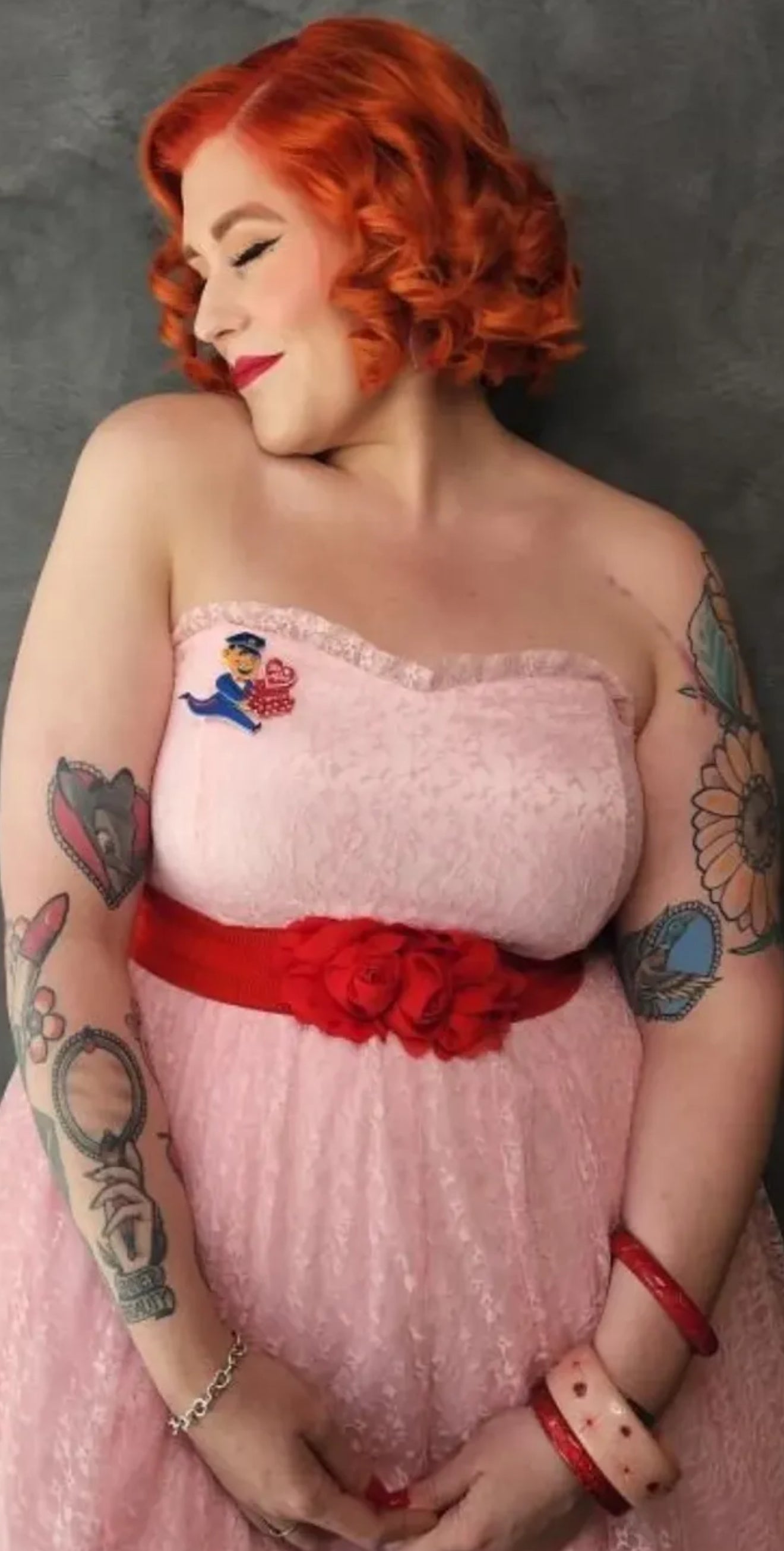 Valentine's Happy Mail Brooch & Earrings Set by 50's Vintage Dame x Lipstick & Chrome — Retro Love Letter Gift Set