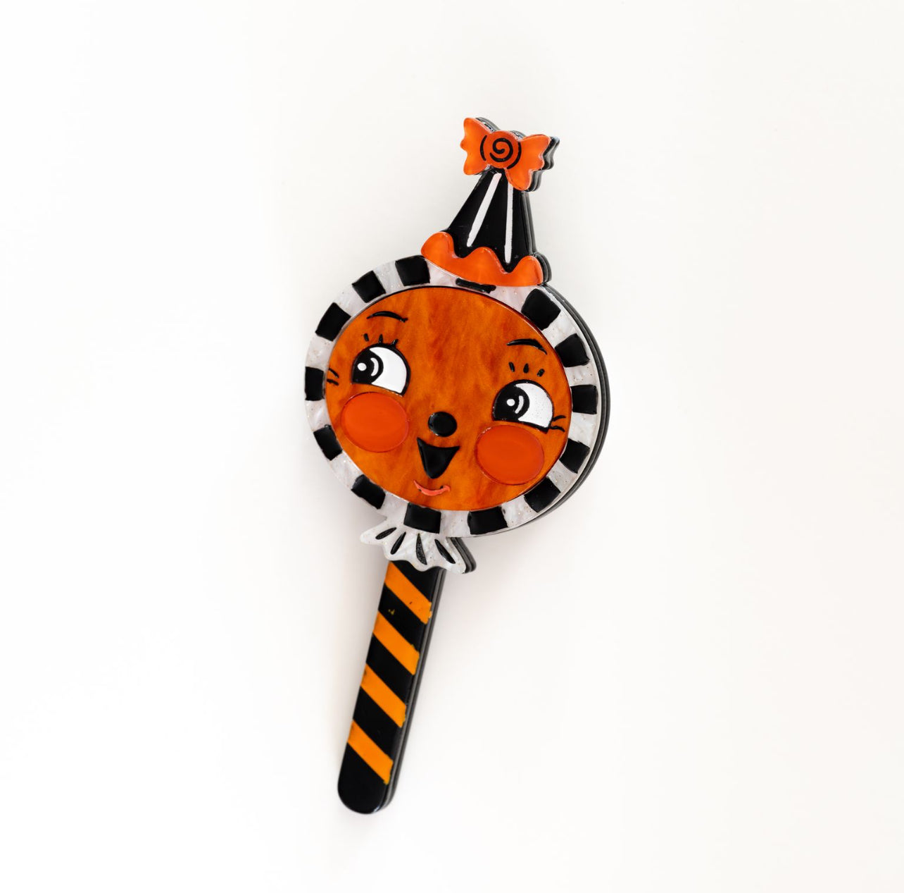 Sweet Treats Brooch Set of 2 by Johanna Parker x Lipstick & Chrome — Folk Art Halloween Candy Pins