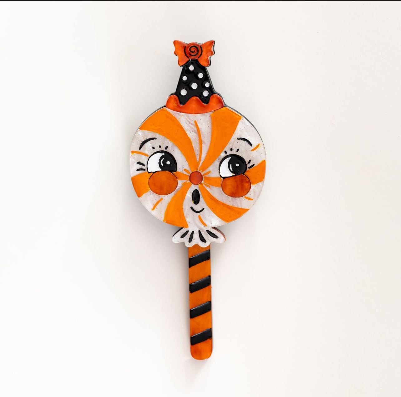 Sweet Treats Brooch Set of 2 by Johanna Parker x Lipstick & Chrome — Folk Art Halloween Candy Pins