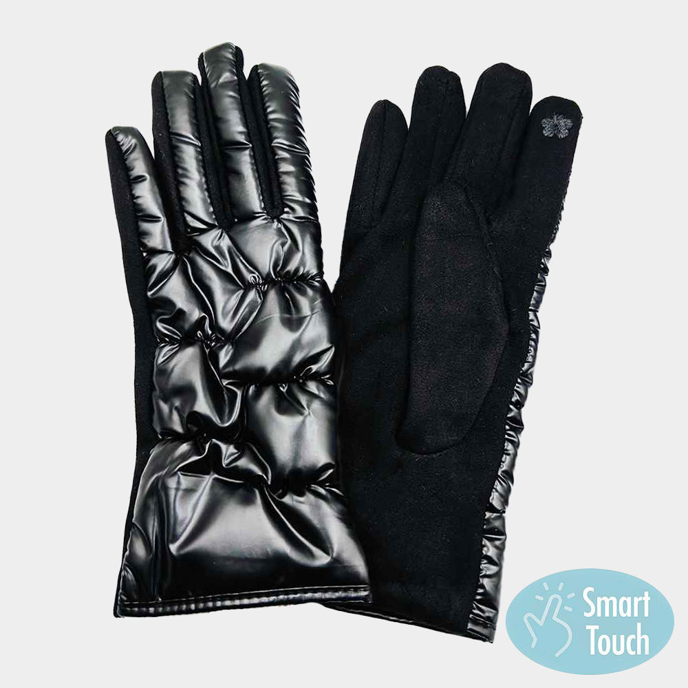 Women's Puffer Smart Touch Gloves