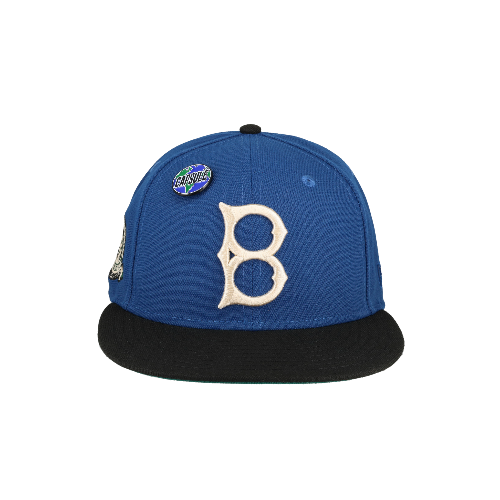Brooklyn Dodgers Globe Collection 60th Anniversary Patch Fitted Hat