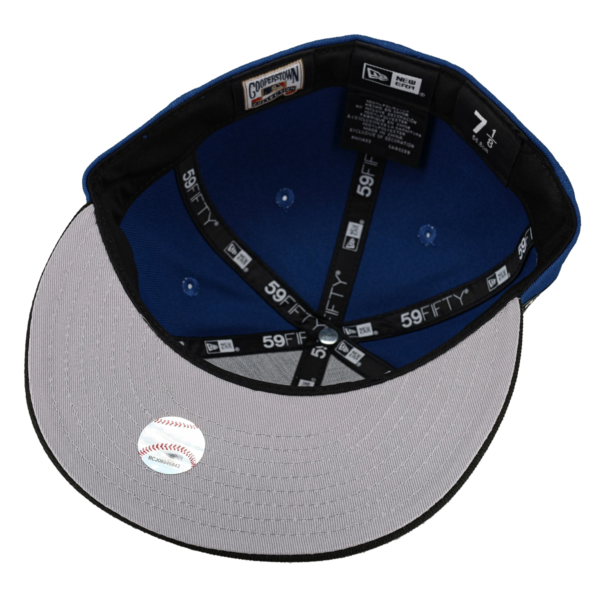 Montreal Expos Globe Collection 25th Anniversary Patch Fitted Hat