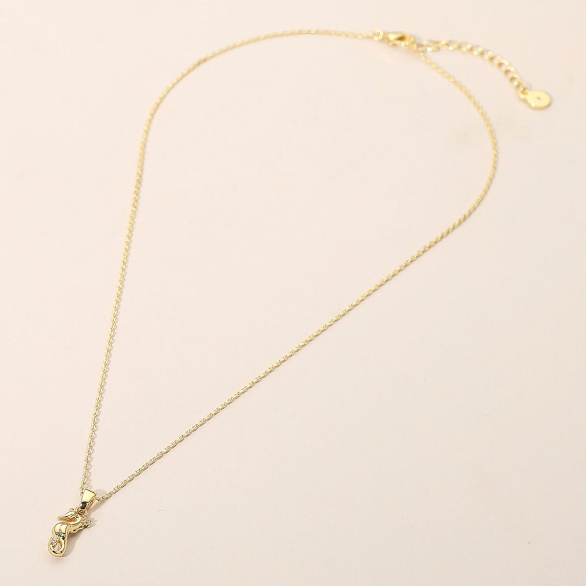 14K Gold Dipped CZ Stone Paved Festive Bell Pendant Necklace