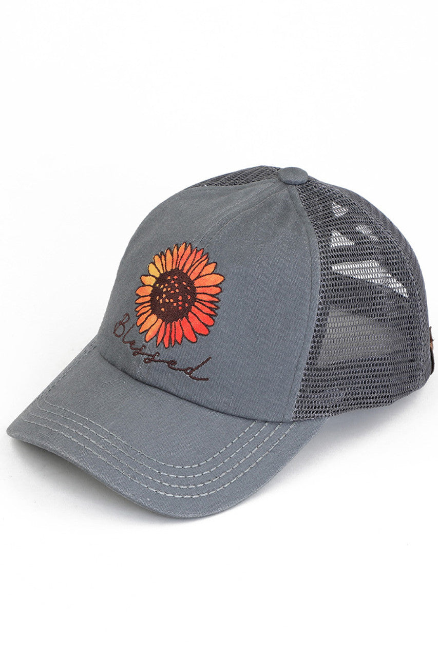 C.C DAISY PATCH BLESSED PONY CAP