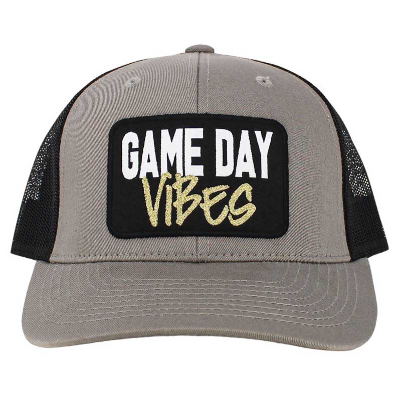 Game Day Vibes Message Mesh Back Baseball Cap