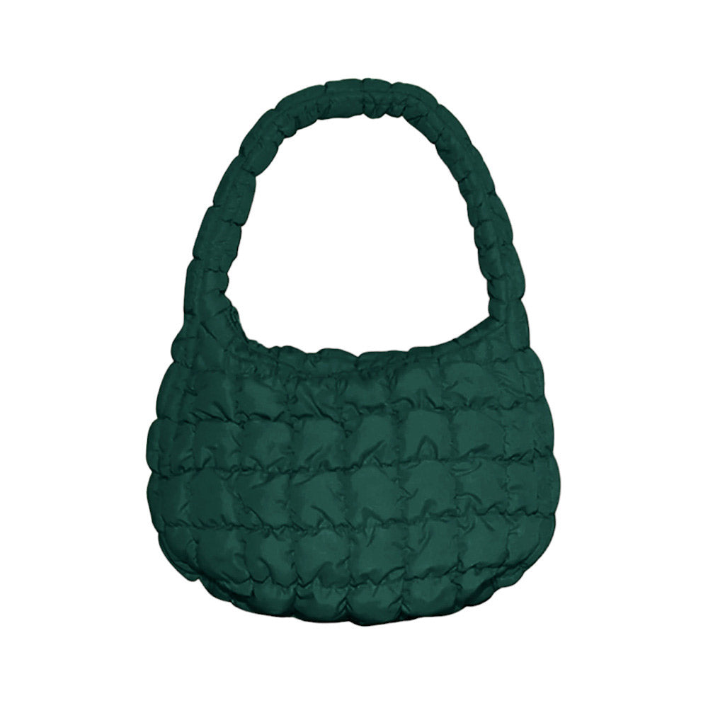Quilted Puffer Tote Shoulder Bag
