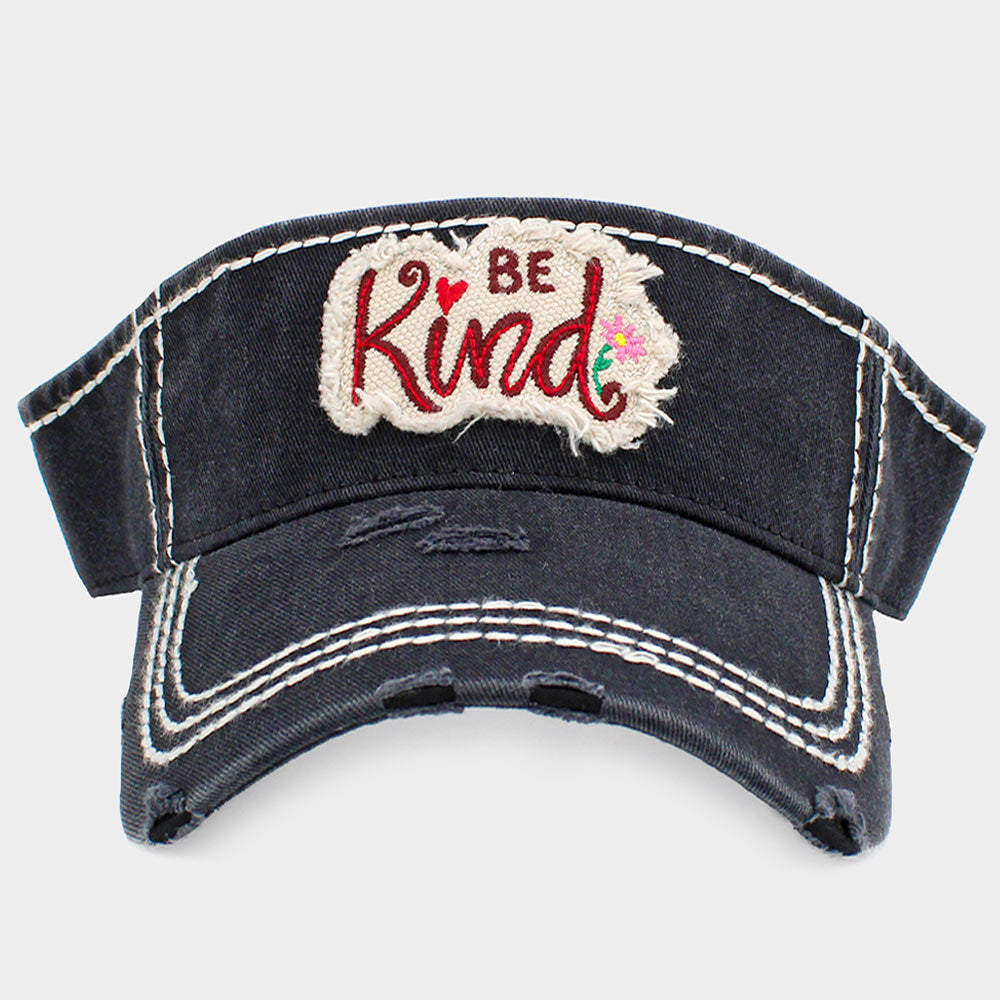 Be Kind Vintage Visor Hat