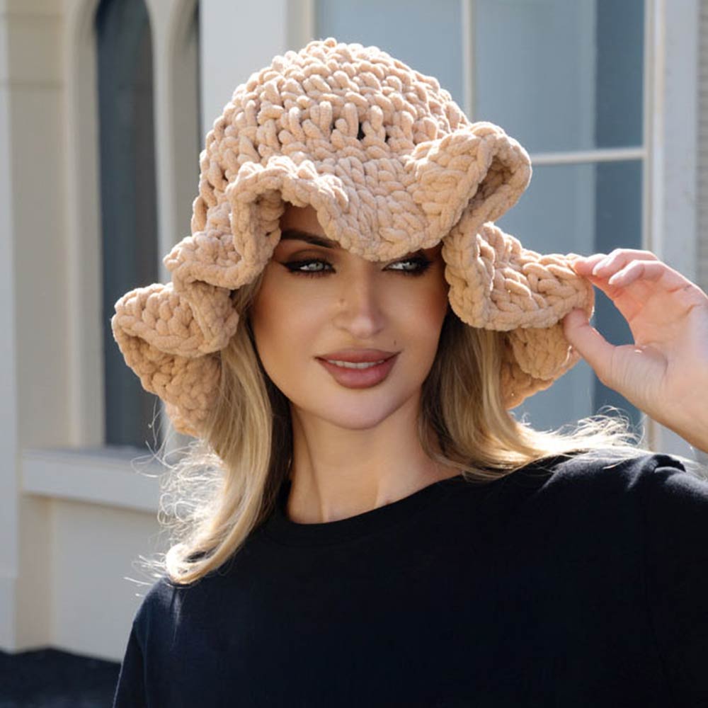 Plain Chunky Crochet Bucket Hat
