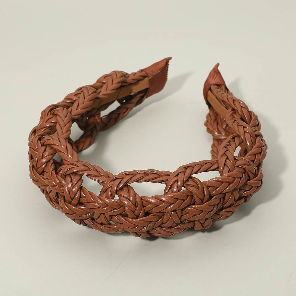 Wide Intricate Braided Wide Headband