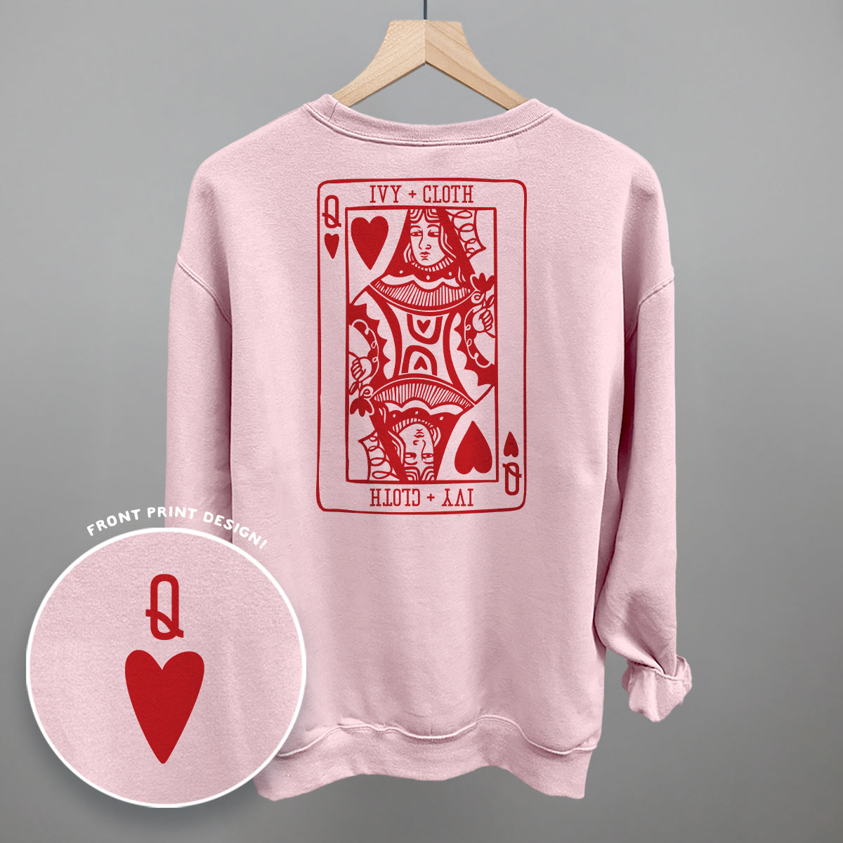 Queen Of Hearts (Back Print)