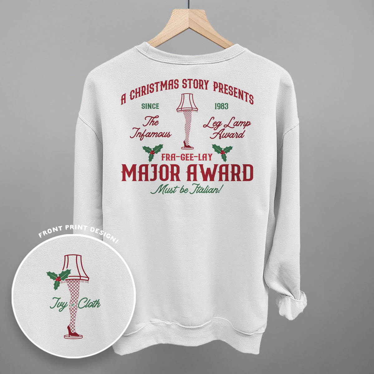 Major Award Leg Lamp (Back Print)