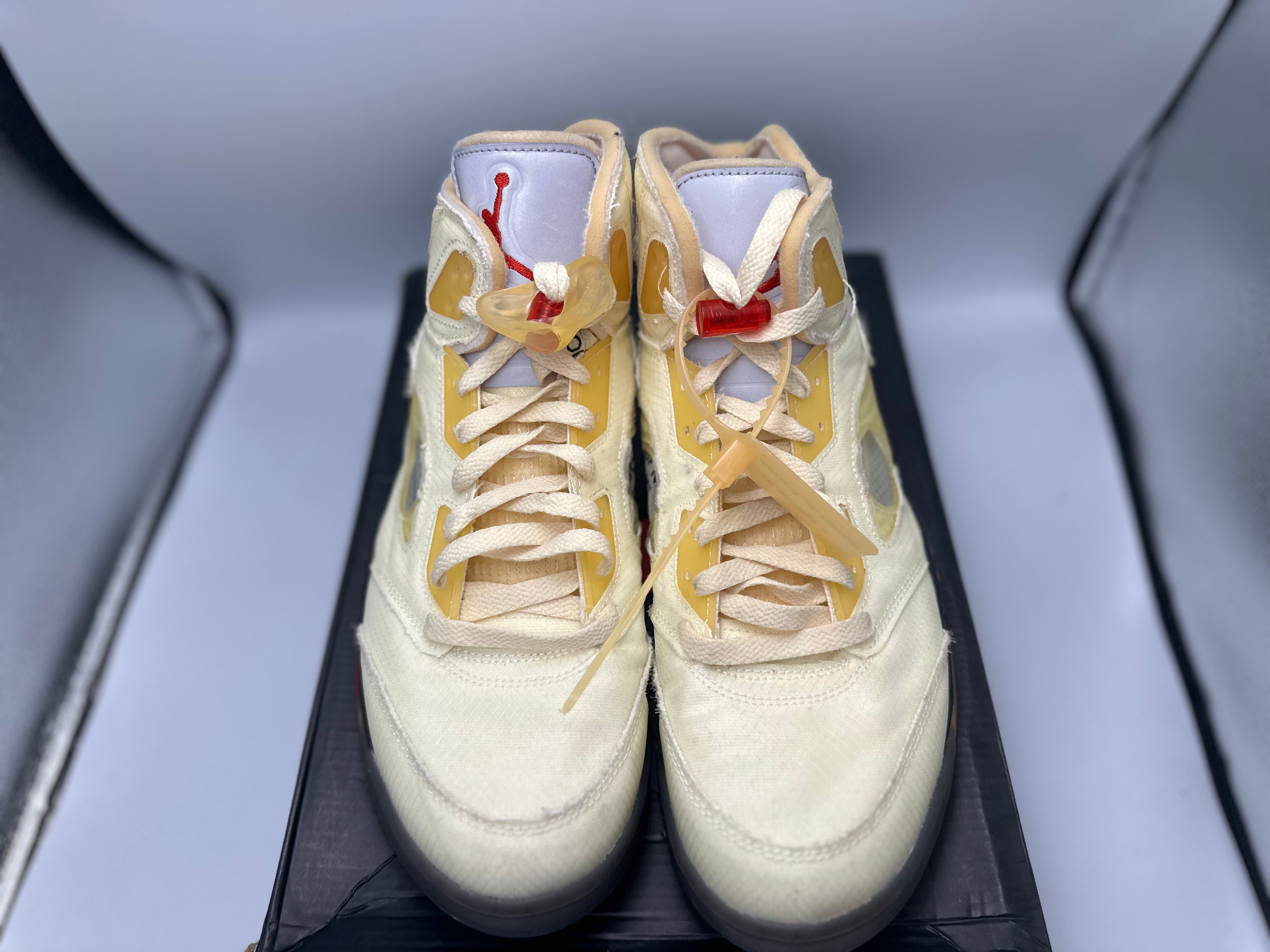 PRE OWNED Jordan 5 Retro Off-White Sail