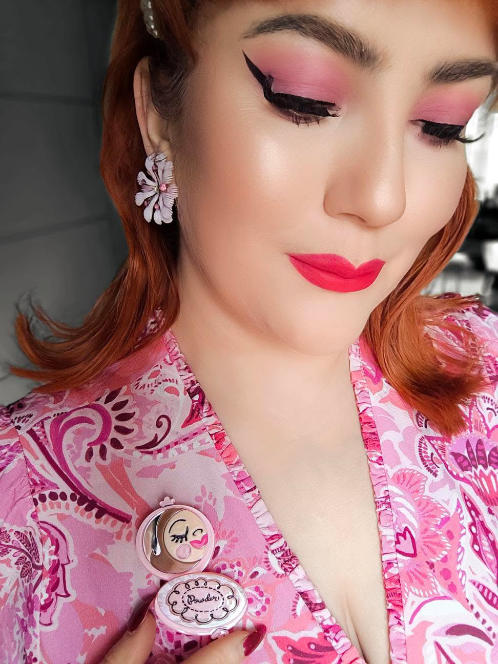 Secret Admirer Brooch PINK by Asia Ellington x Lipstick & Chrome — Vintage Love Letter Pin
