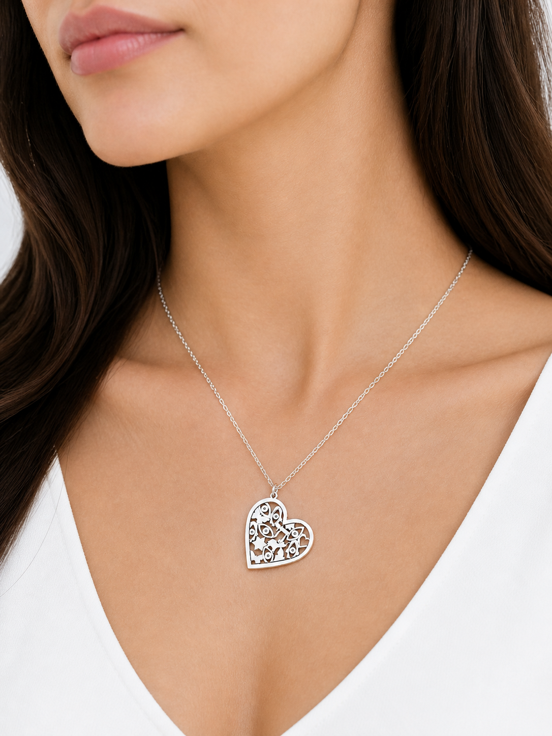 Mia Good Luck Heart Necklace