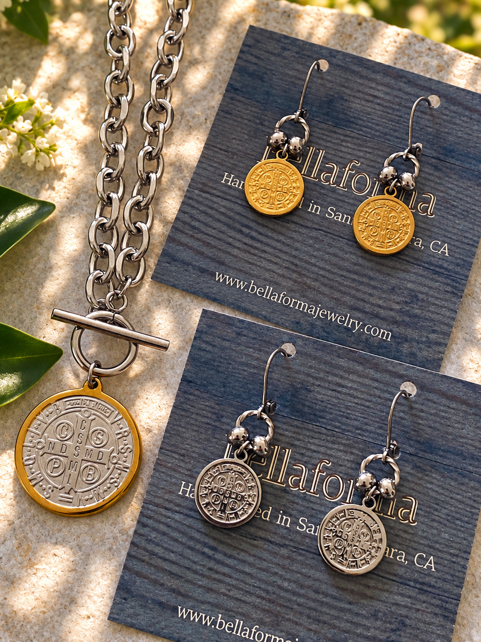 ST. BENEDICT TOGGLE NECKLACE