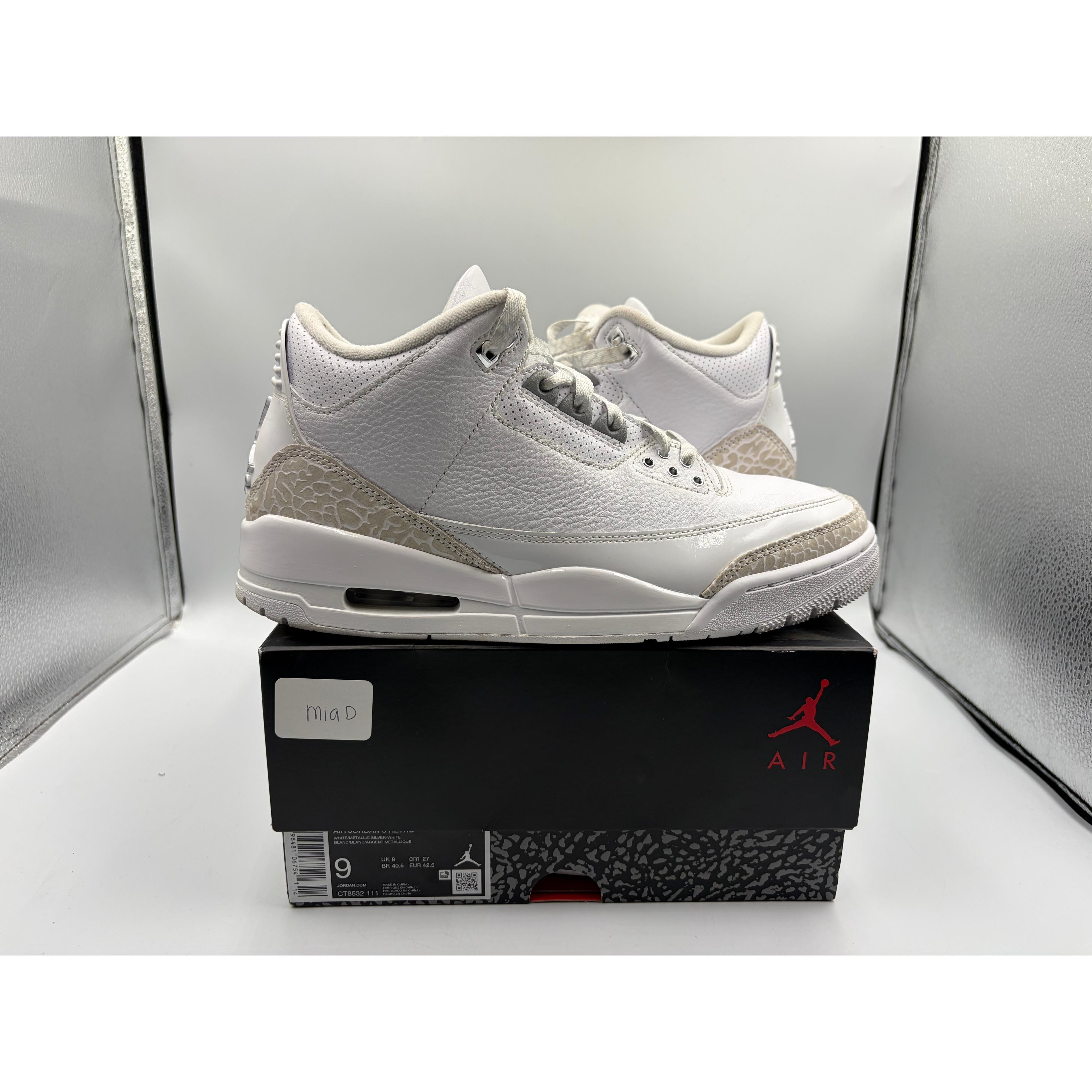 PRE OWNED Jordan 3 Retro Pure Money (2025)
