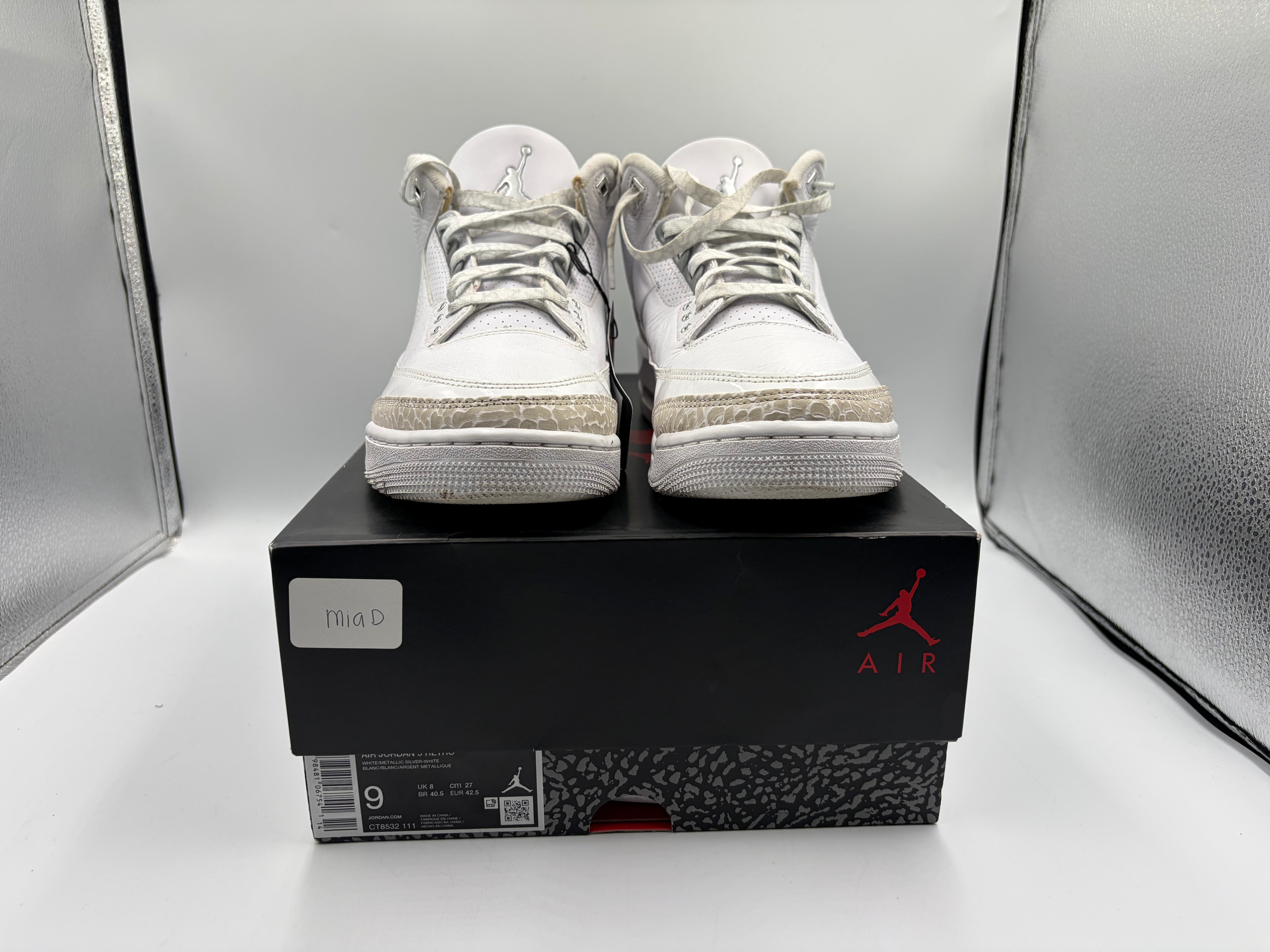 PRE OWNED Jordan 3 Retro Pure Money (2025)