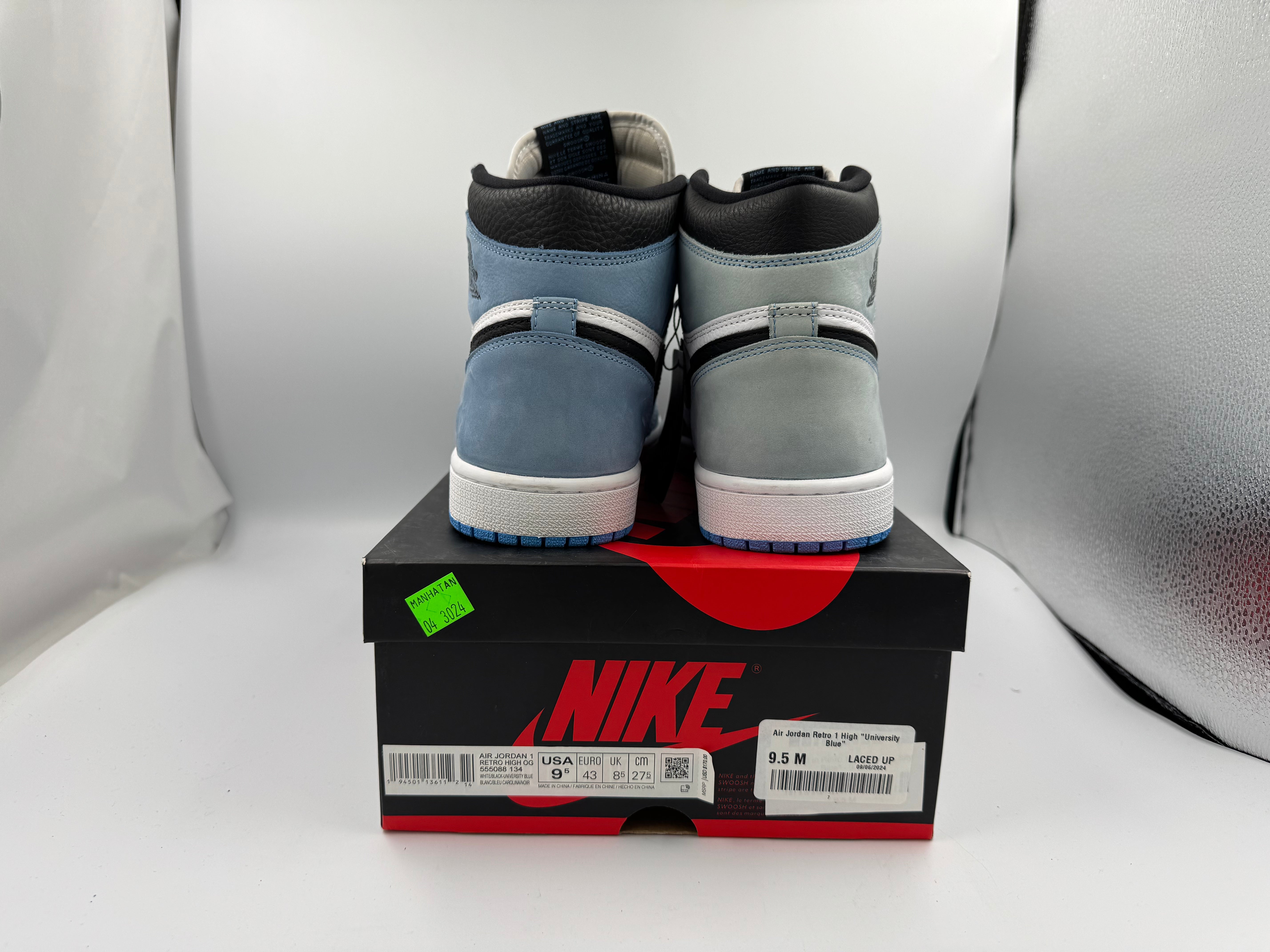PRE OWNED Air Jordan Retro 1 High "University Blue" Conditional