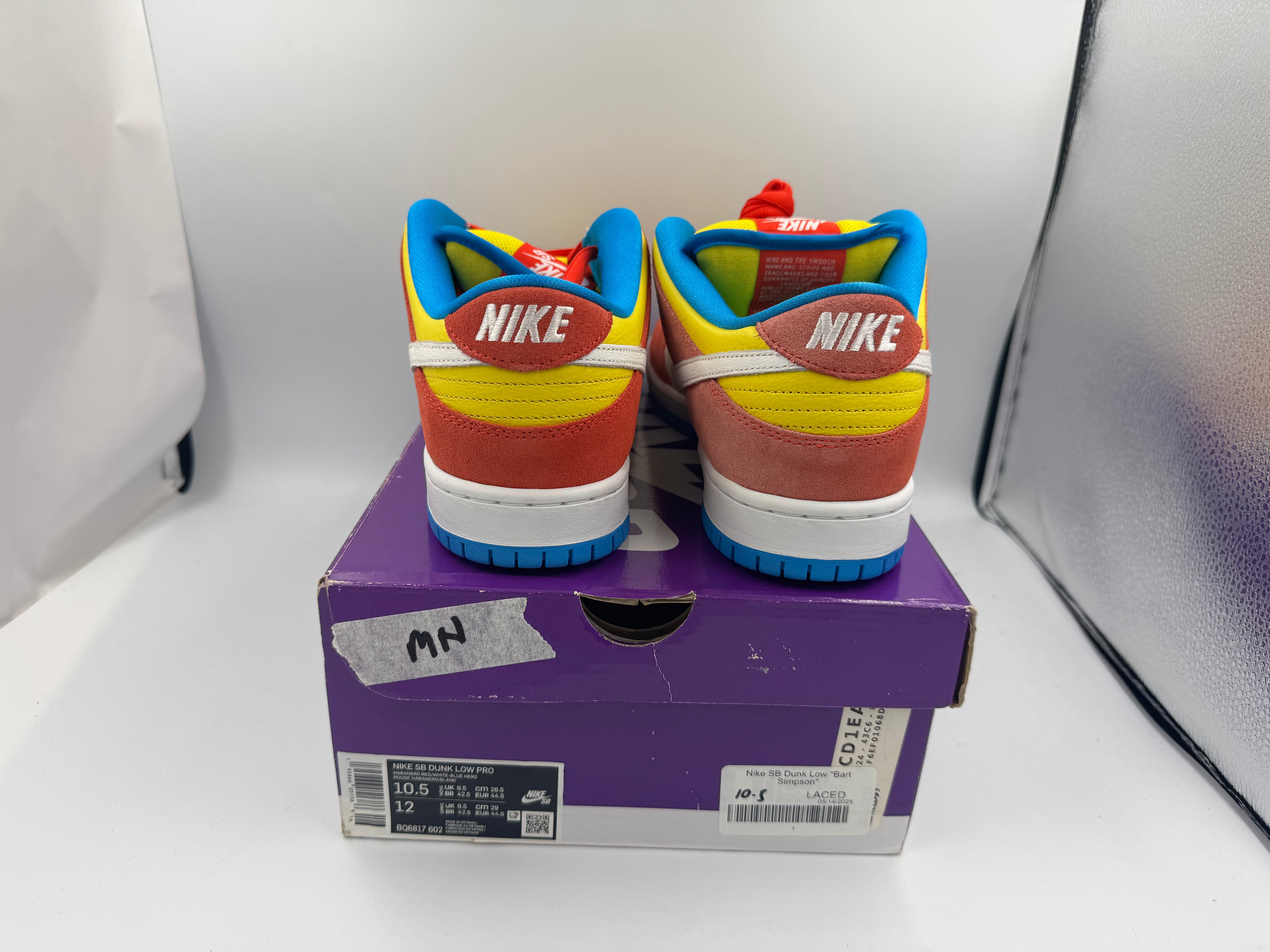 PRE OWNED Nike SB Dunk Low "Bart Simpson" Conditional