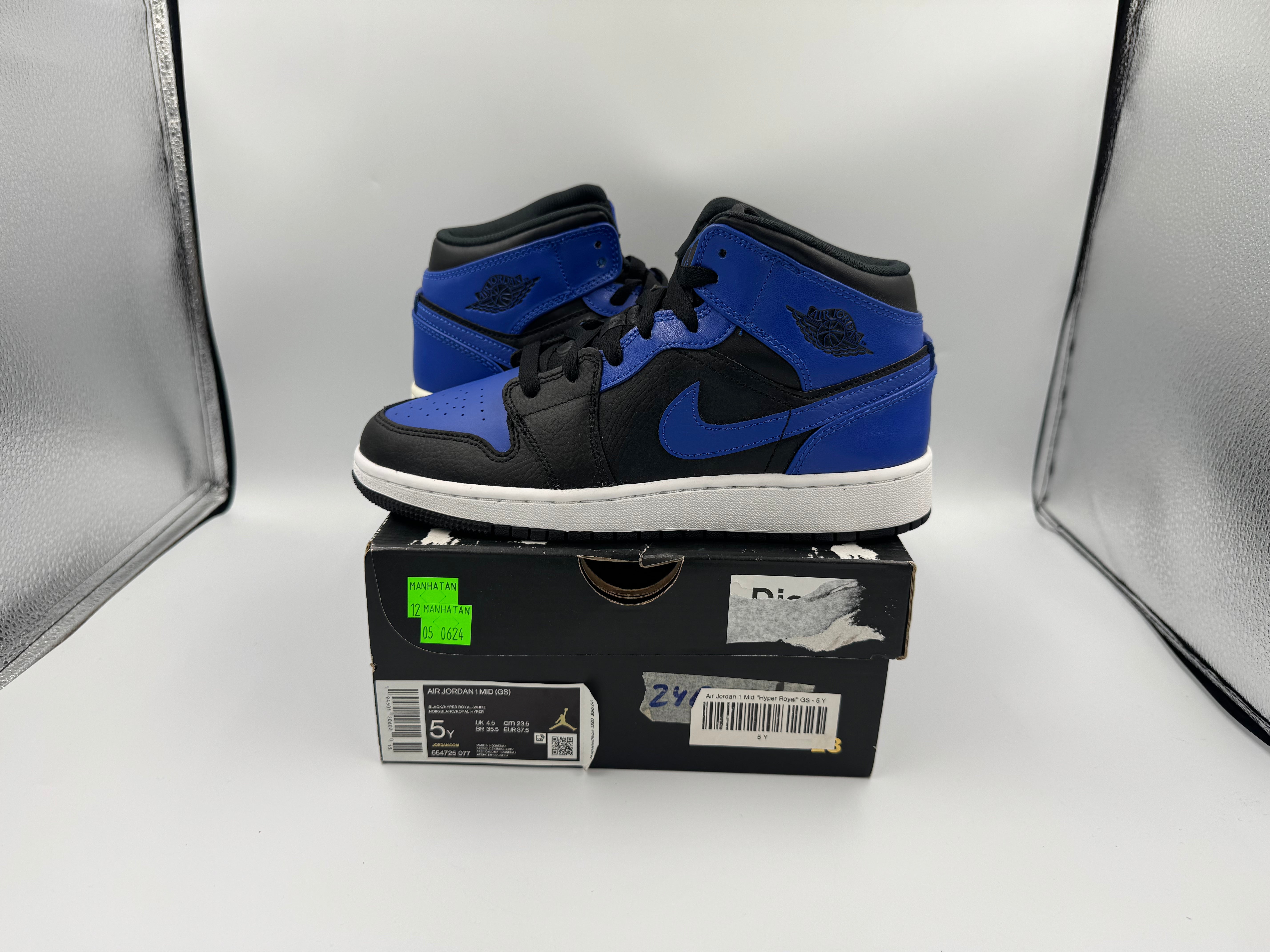 PRE OWNED Air Jordan 1 Mid "Hyper Royal" GS Conditional