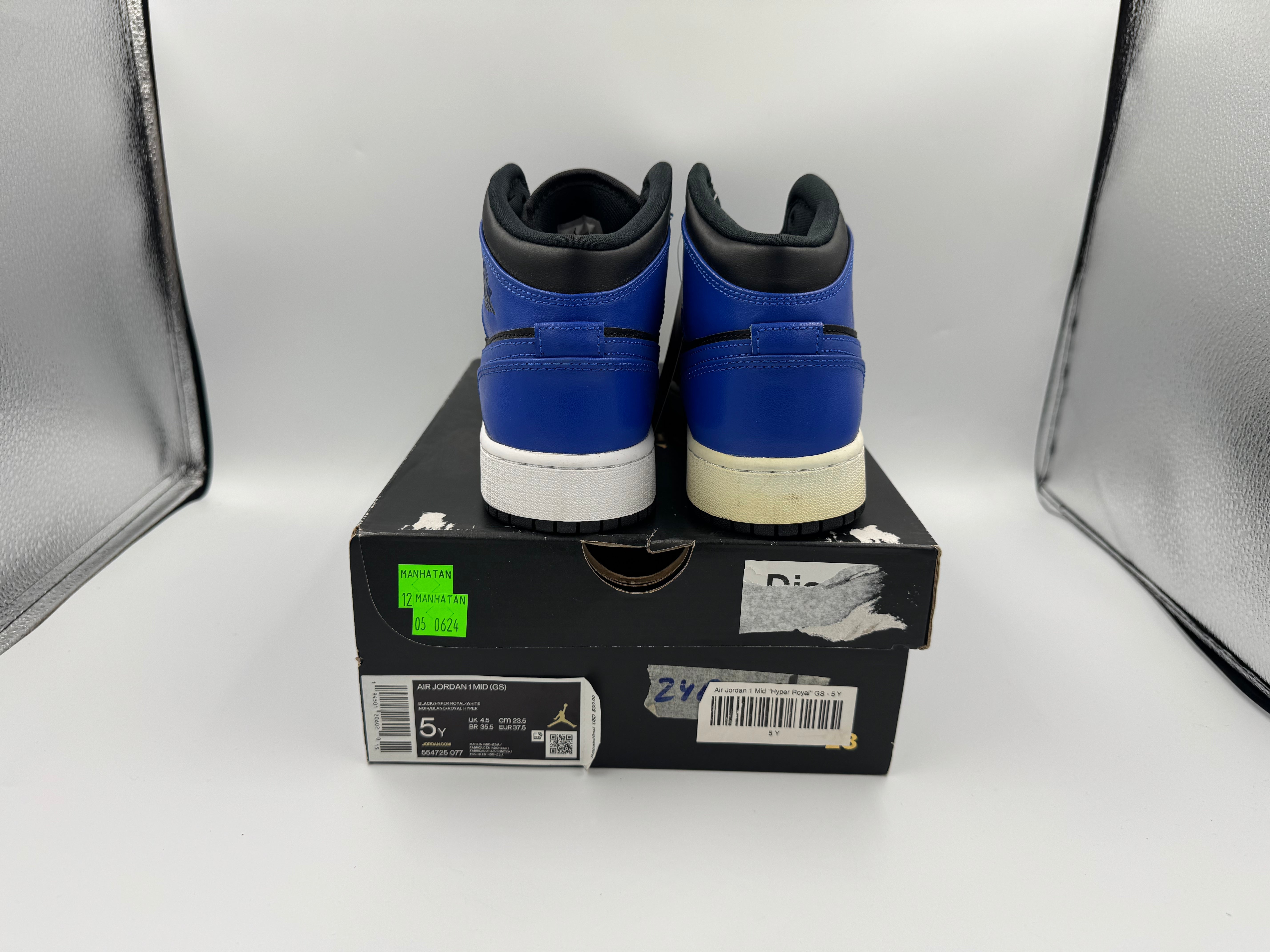 PRE OWNED Air Jordan 1 Mid "Hyper Royal" GS Conditional