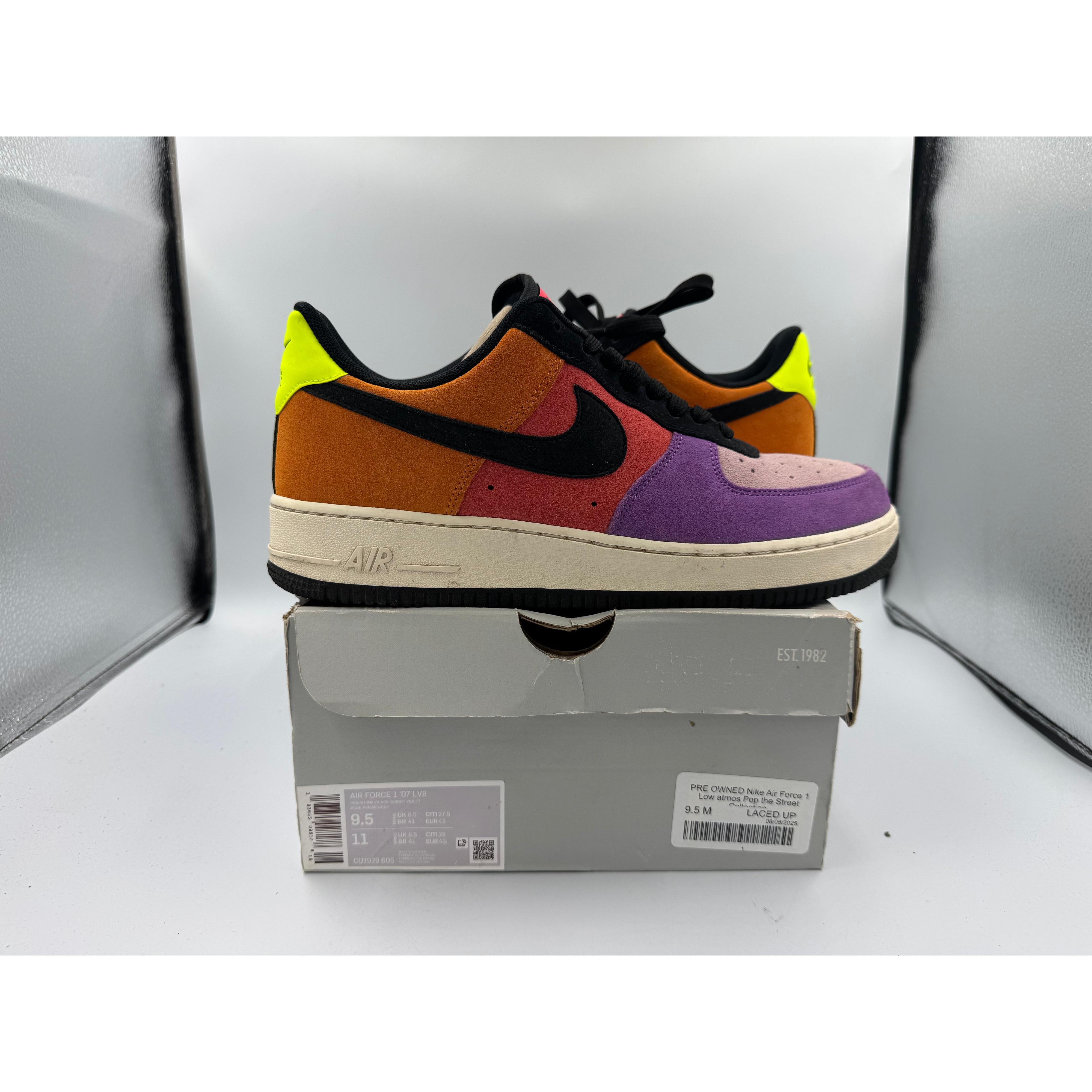 PRE OWNED Nike Air Force 1 Low atmos Pop the Street Collection