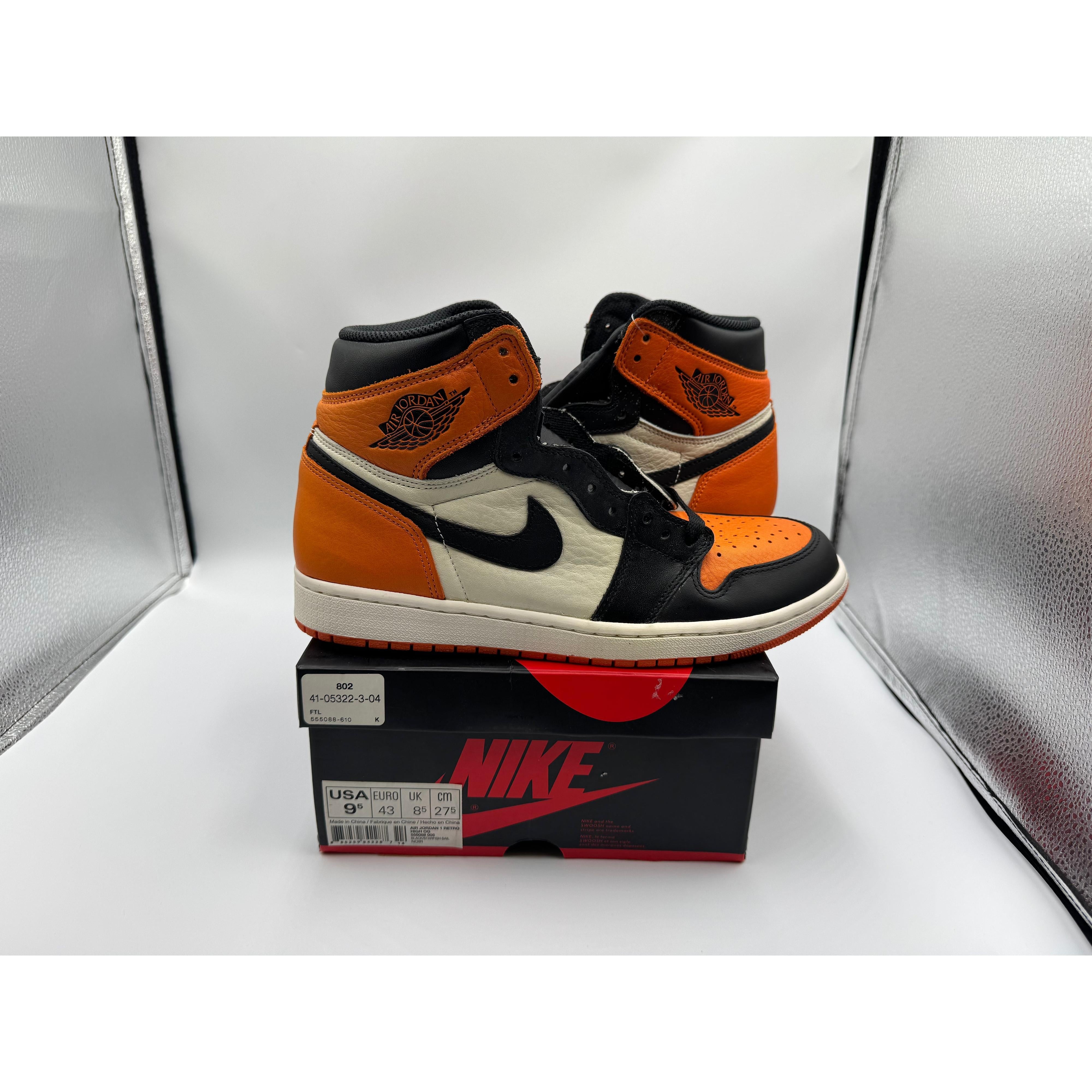 PRE OWNED Nike Air Jordan Retro 1 "Shattered Backboard" Conditional