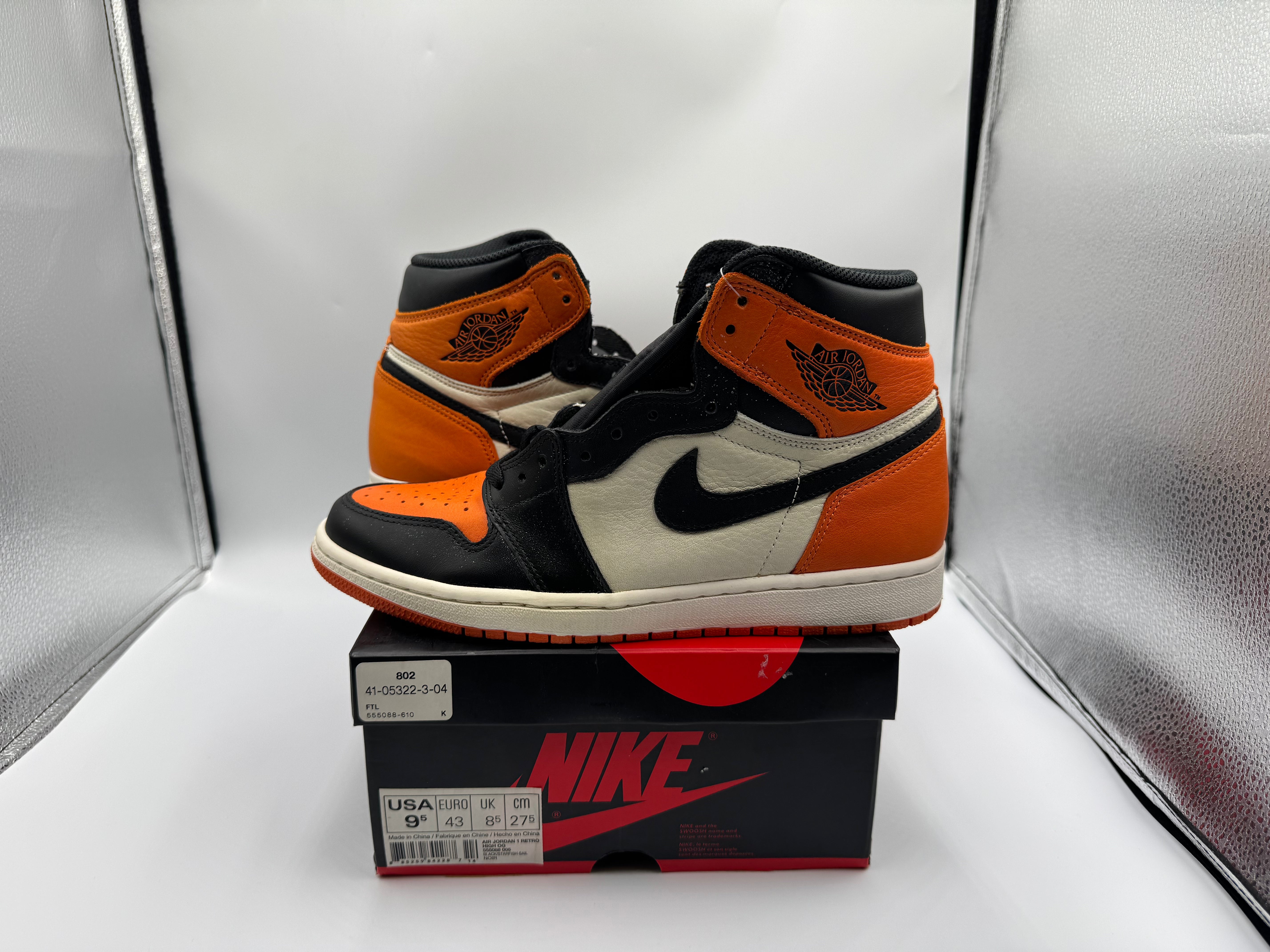 PRE OWNED Nike Air Jordan Retro 1 "Shattered Backboard" Conditional