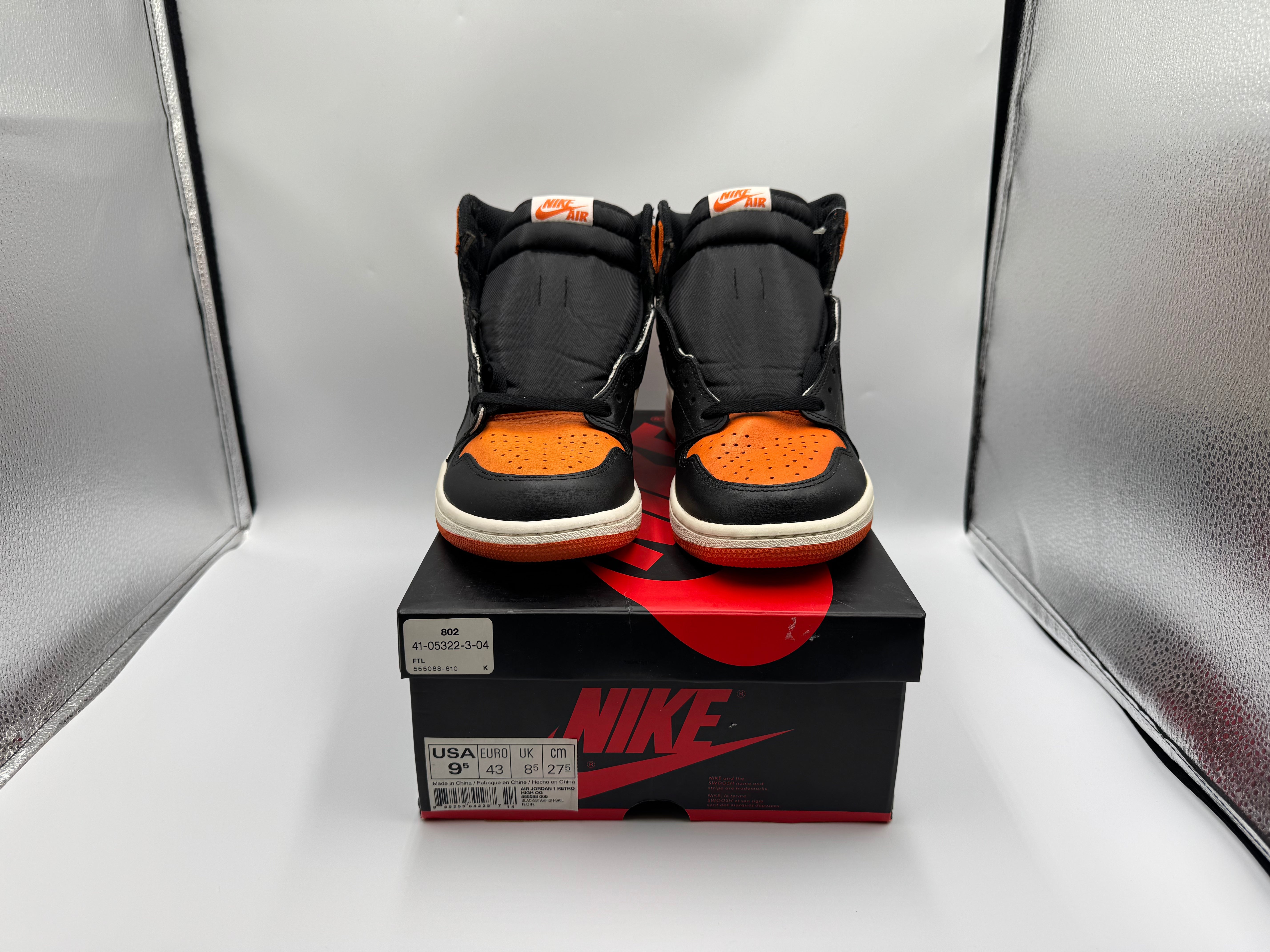 PRE OWNED Nike Air Jordan Retro 1 "Shattered Backboard" Conditional