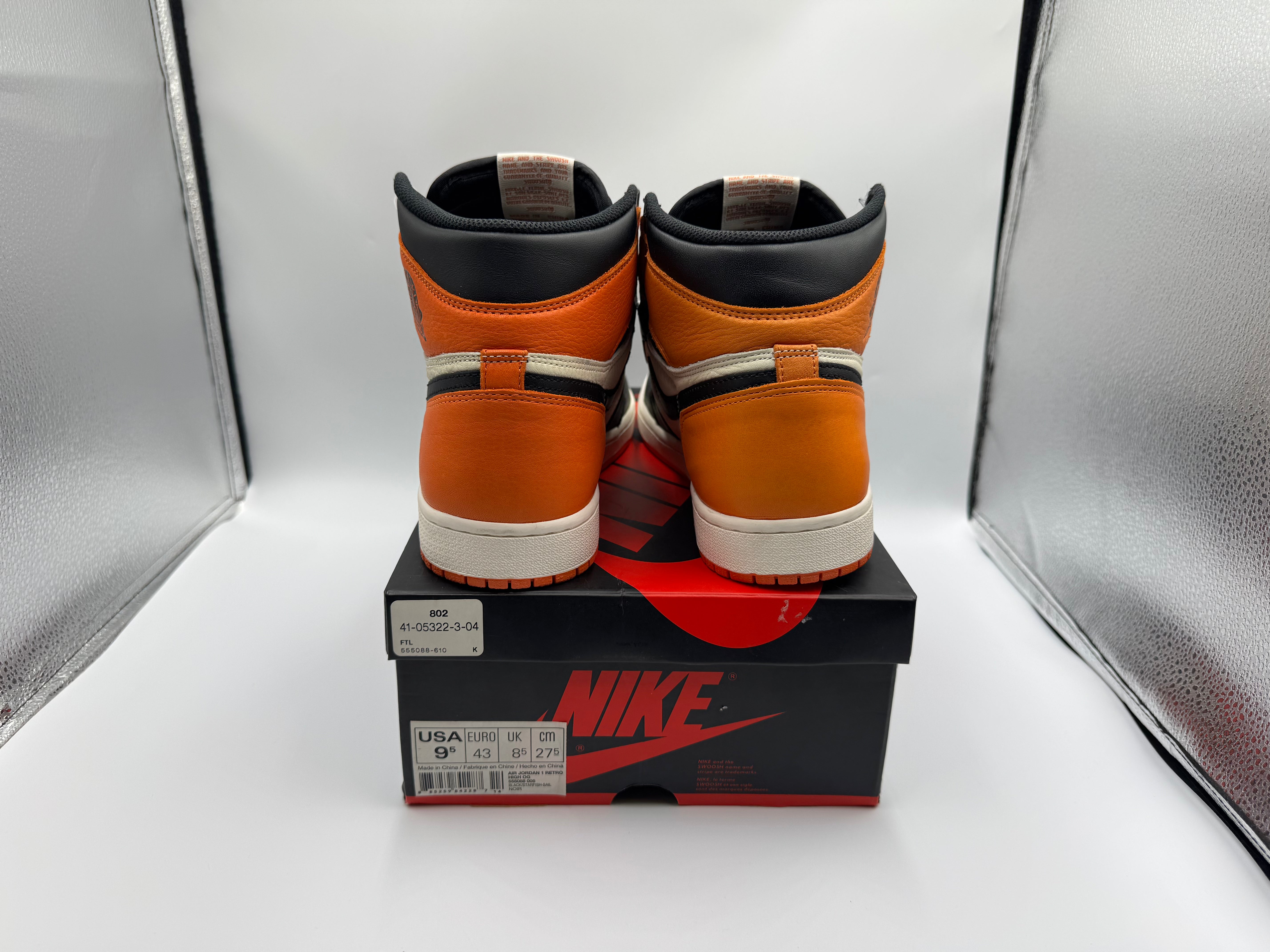 PRE OWNED Nike Air Jordan Retro 1 "Shattered Backboard" Conditional