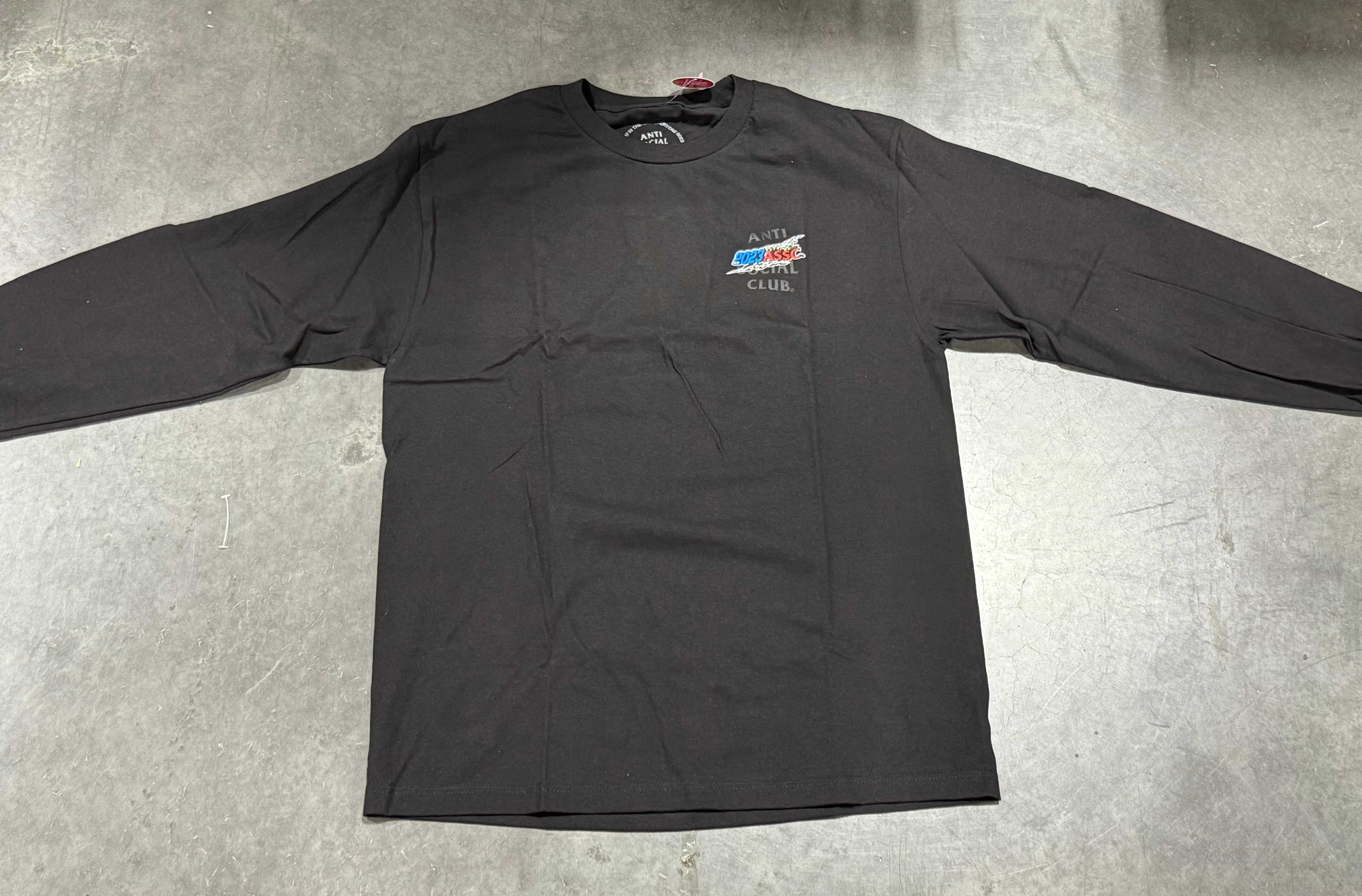 Anti Social Social Club "Let It Go 2023" Long Sleeve Black
